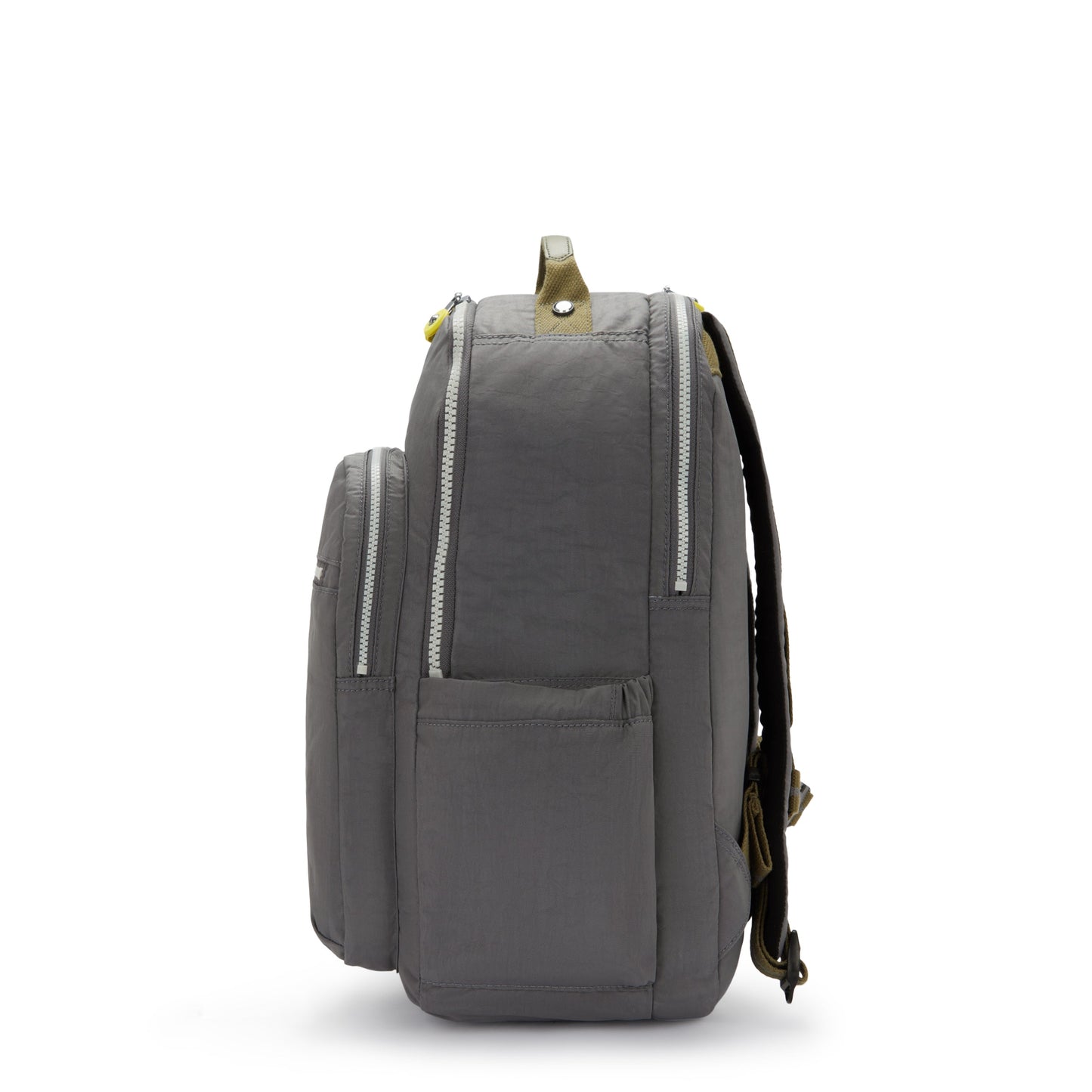 Kipling Seoul College Extra Back to Grey Large backpack with laptop compartment I6350-1DX