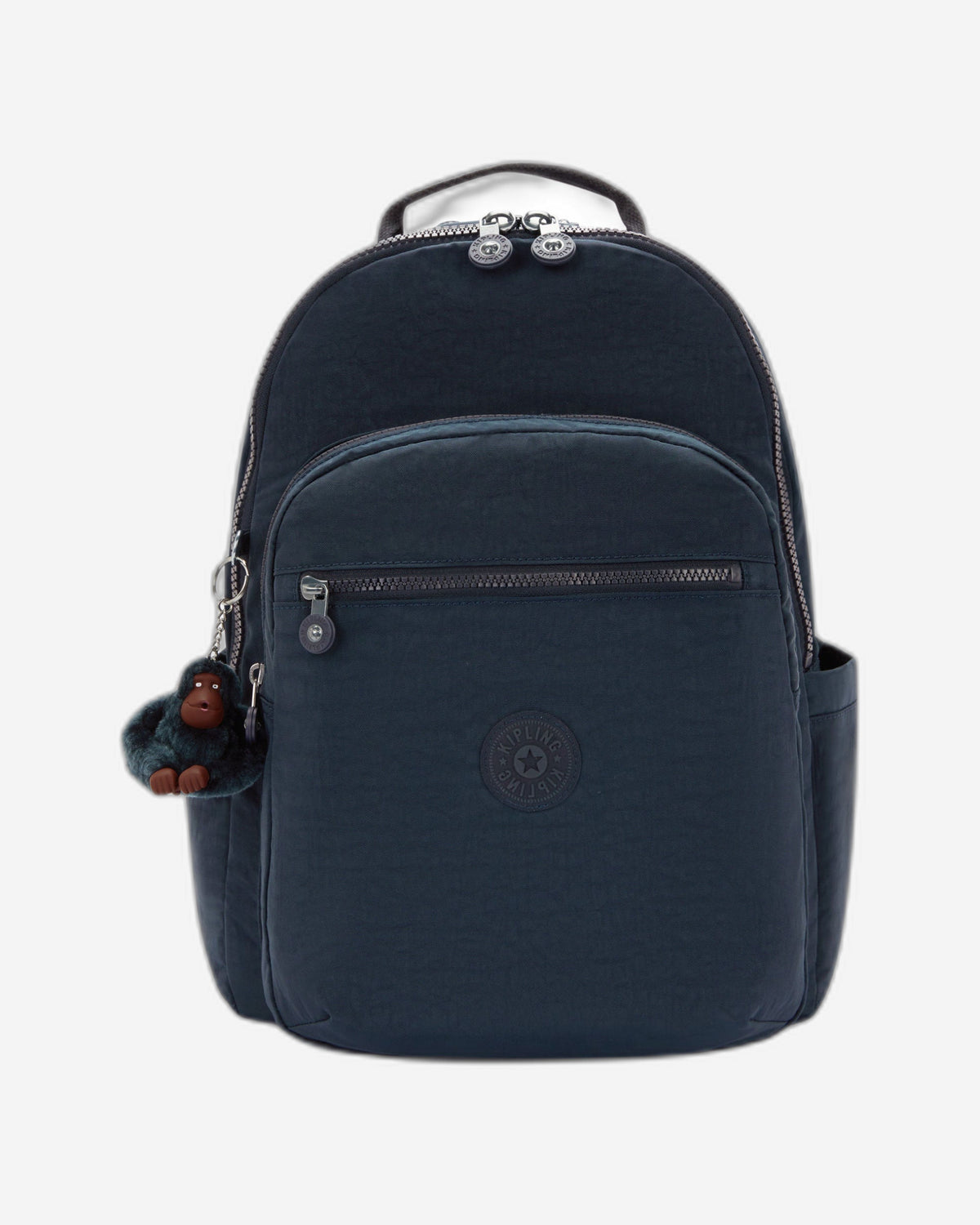 Kipling Seoul College Extra True Blue Tonal Large backpack with laptop compartment I6350-4DX