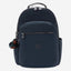 Kipling Seoul College Extra True Blue Tonal Large backpack with laptop compartment I6350-4DX