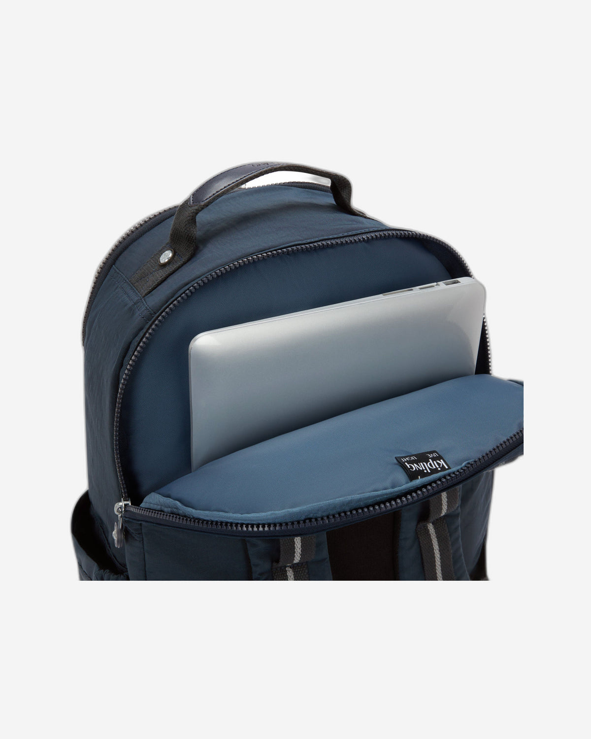 Kipling Seoul College Extra True Blue Tonal Large backpack with laptop compartment I6350-4DX