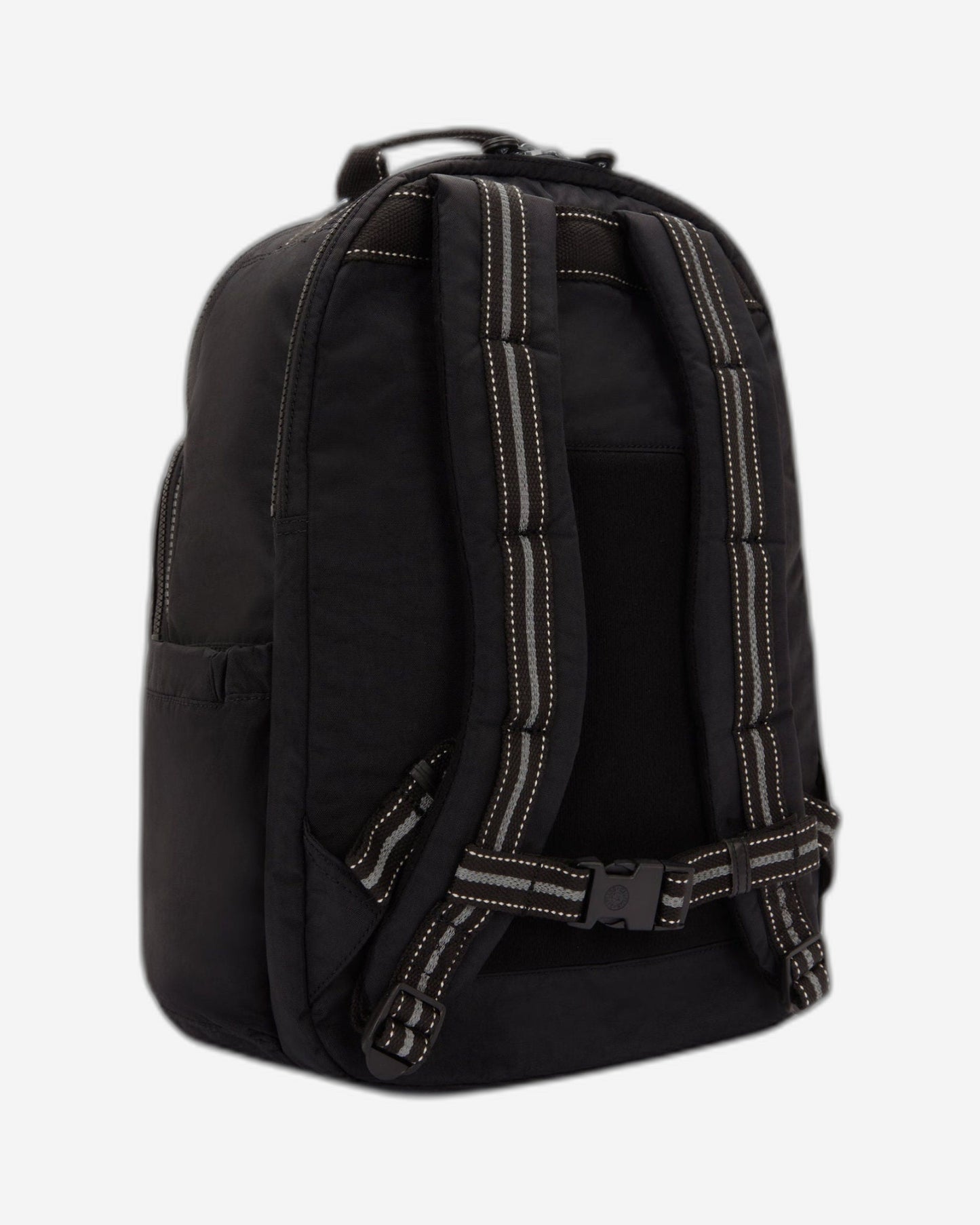 Kipling Seoul College Extra True Black Large backpack with laptop compartment I6350-J99