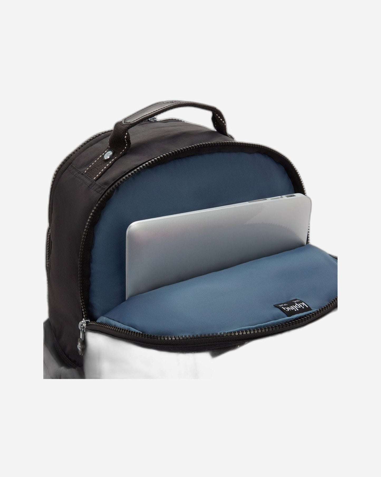 Kipling Seoul College Extra True Black Large backpack with laptop compartment I6350-J99