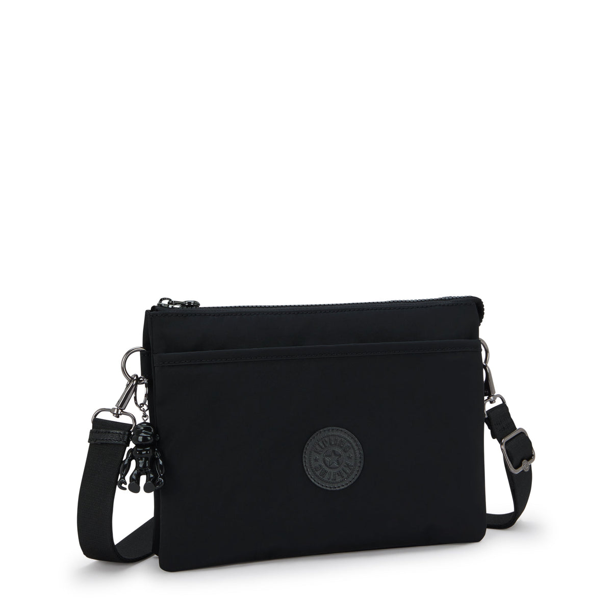 Kipling Riri L Infinite Black Medium crossbody (with removable shoulderstrap) I6679-2EN