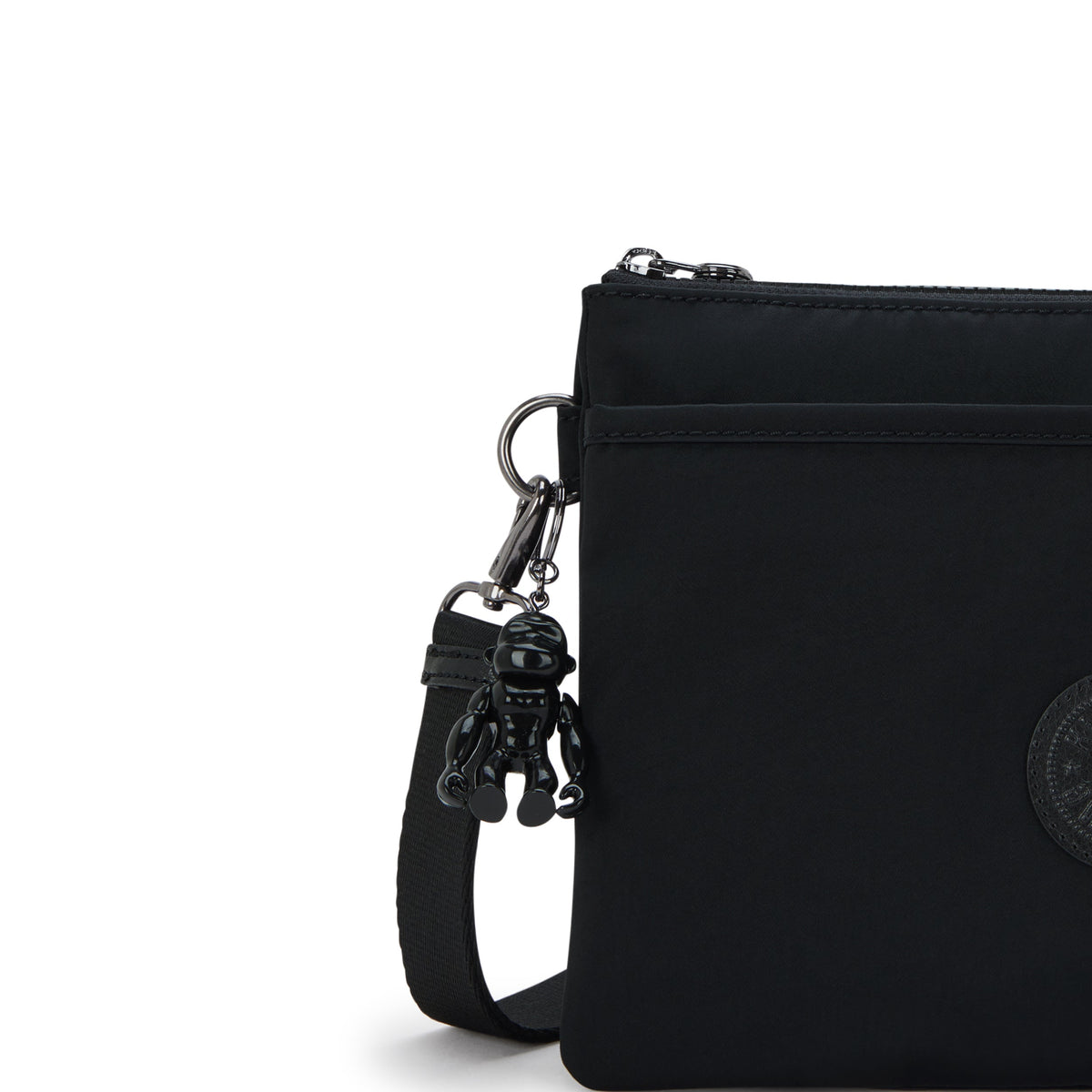 Kipling Riri L Infinite Black Medium crossbody (with removable shoulderstrap) I6679-2EN
