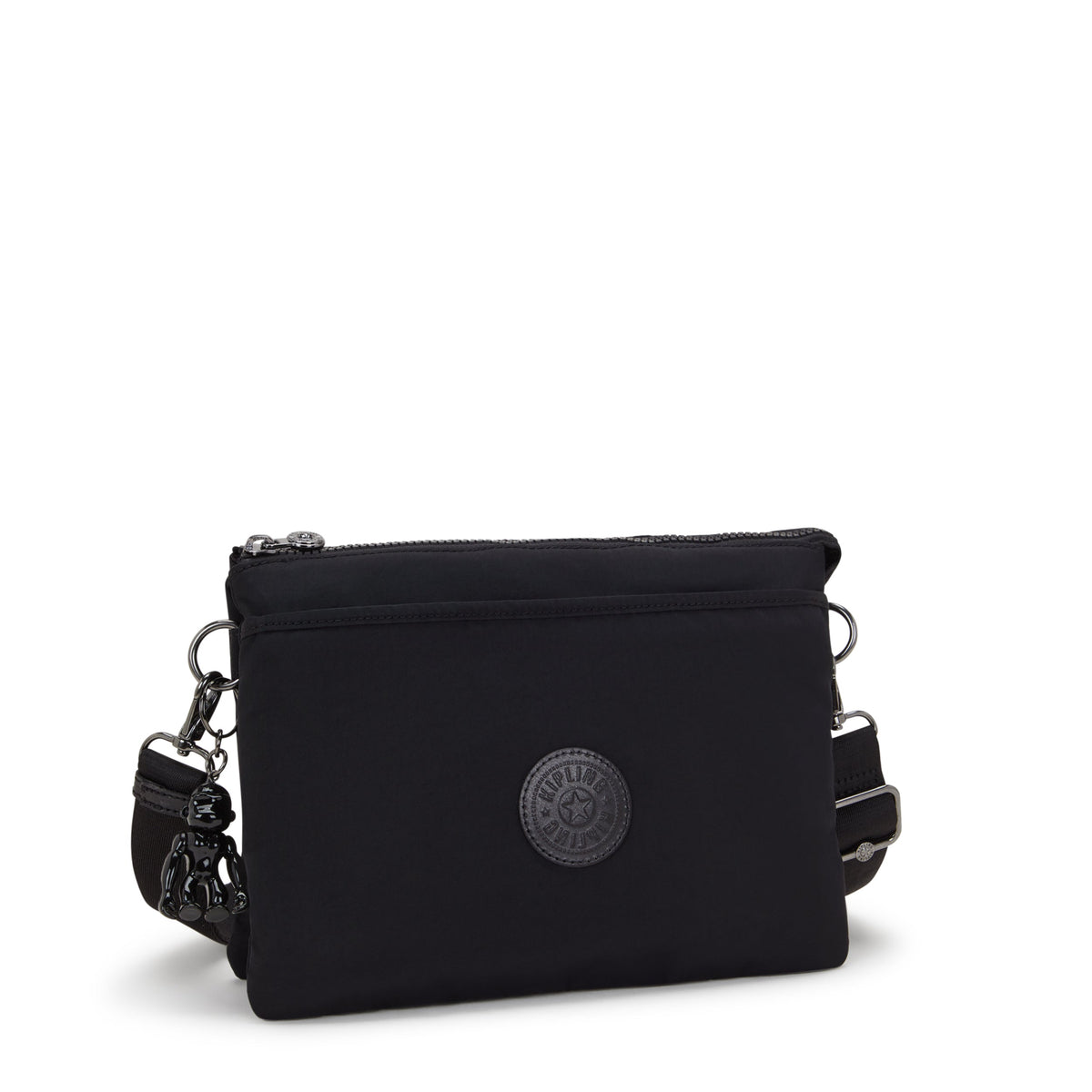 Kipling Riri L Infinite Black Medium crossbody (with removable shoulderstrap) I6679-2EN