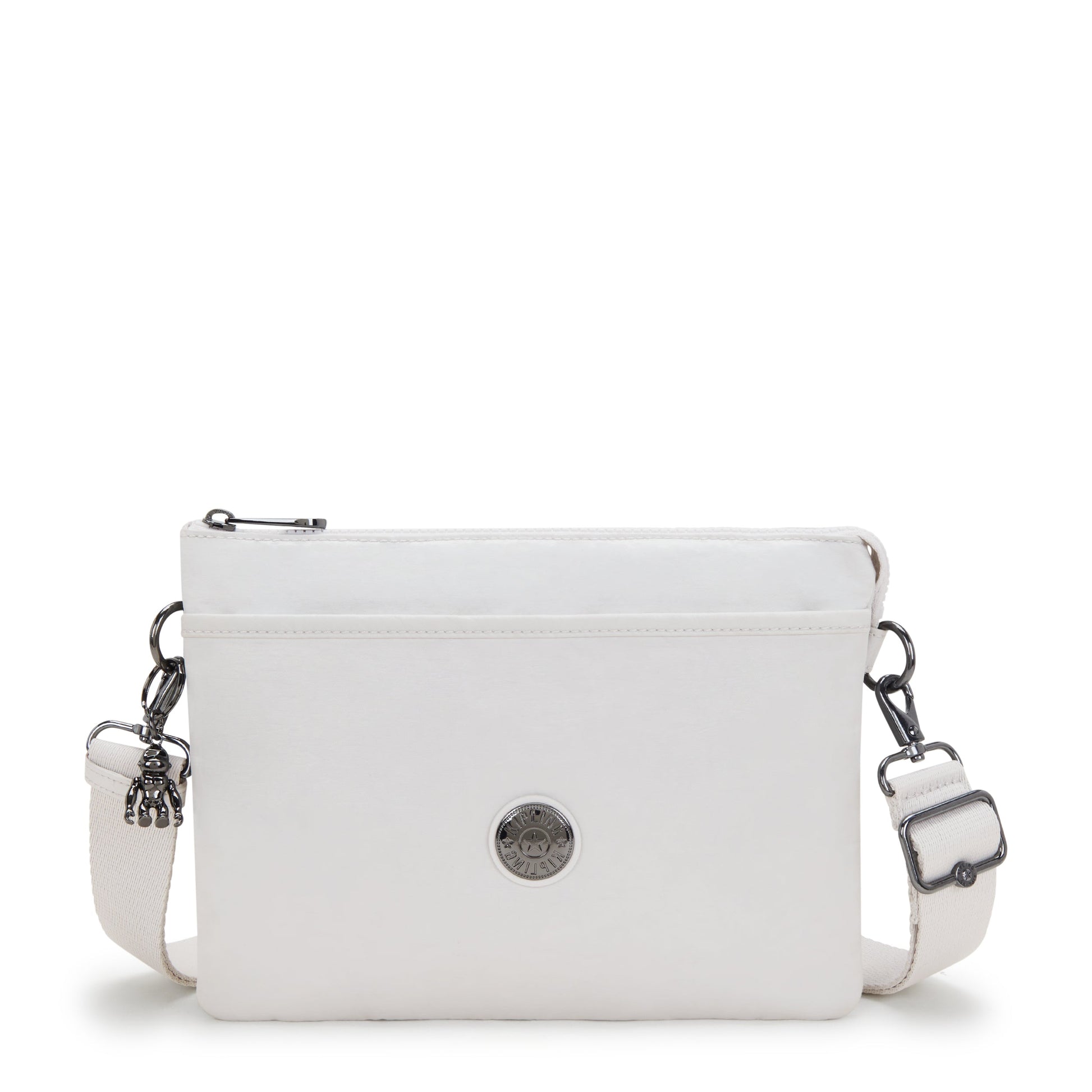 Kipling Riri L Silver Night Medium Crossbody Bag I6679-8EL