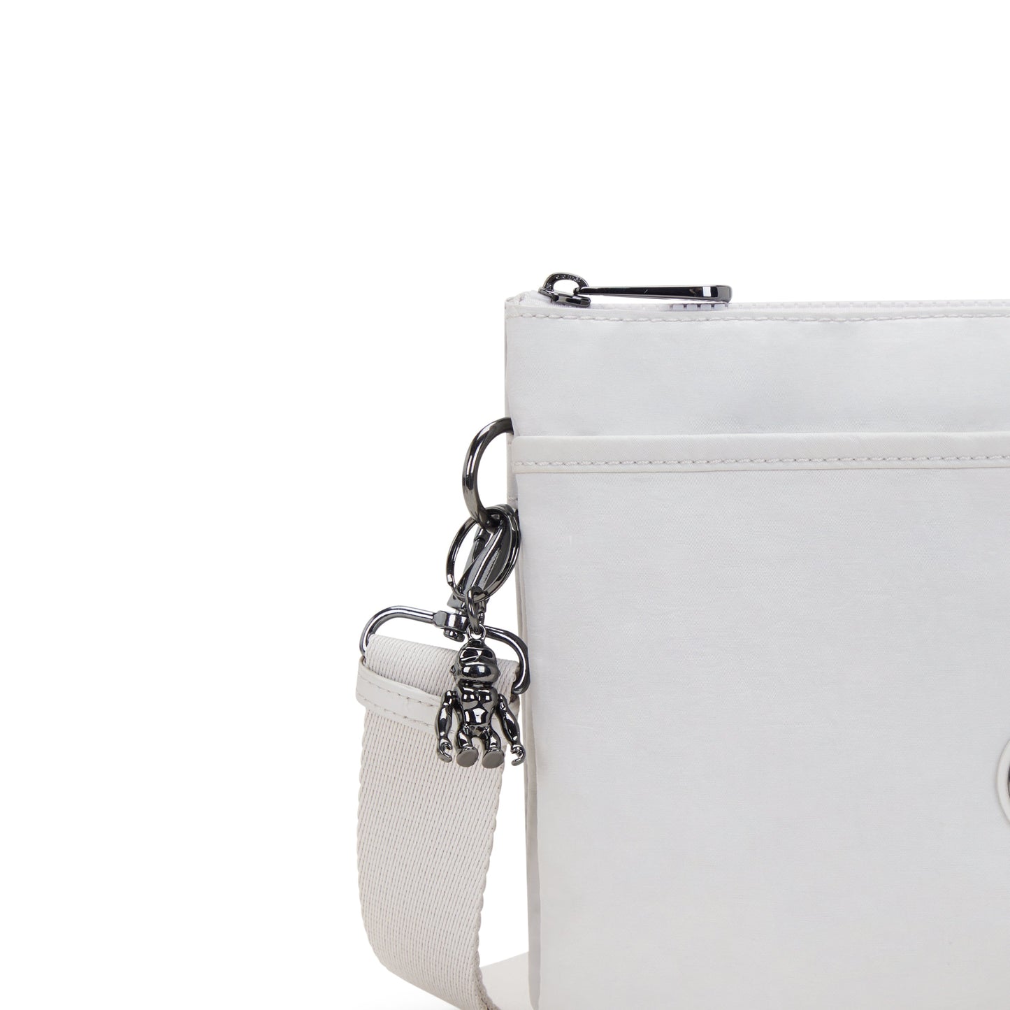 Kipling Riri L Silver Night Medium Crossbody Bag I6679-8EL