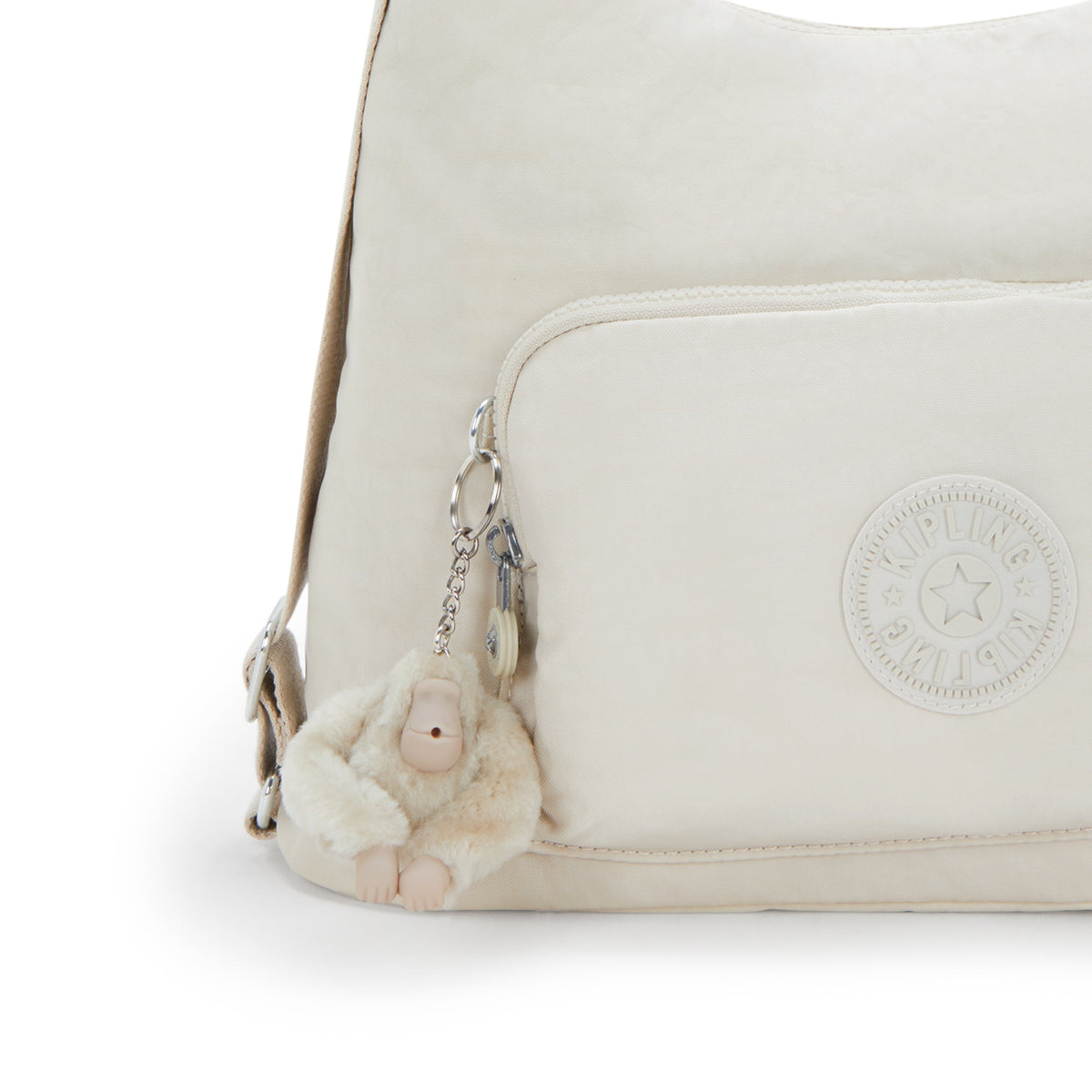 Kipling Yenna Hideaway Beige Medium ShoulderBag  I6721-7JR