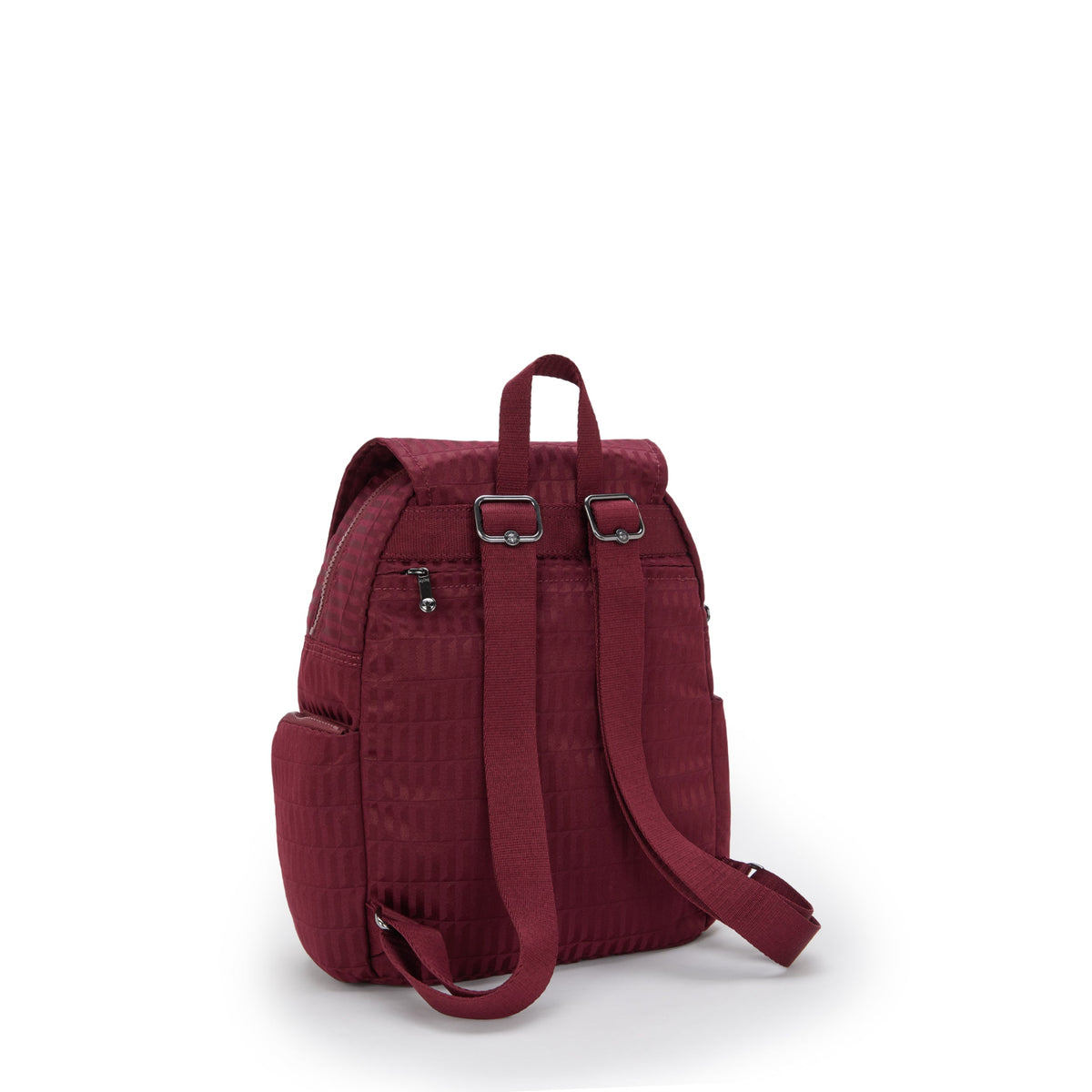 Kipling City Zip S Maroon Tile Jq Small backpack I6749-9HX