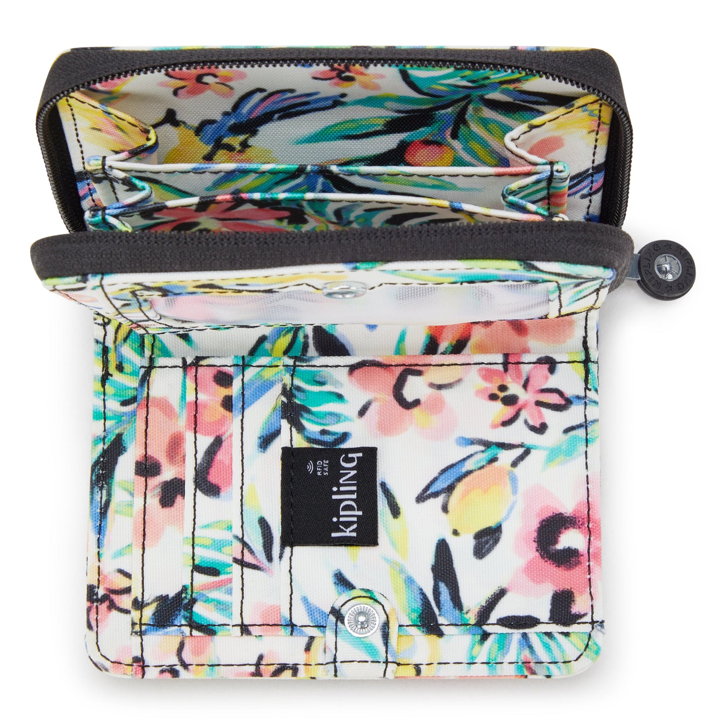 Kipling Money Love Cocktail Floral Medium Wallet I6791-5DZ