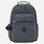 Kipling Seoul Lap Marine Navy Large backpack with laptop compartment I6828-58C