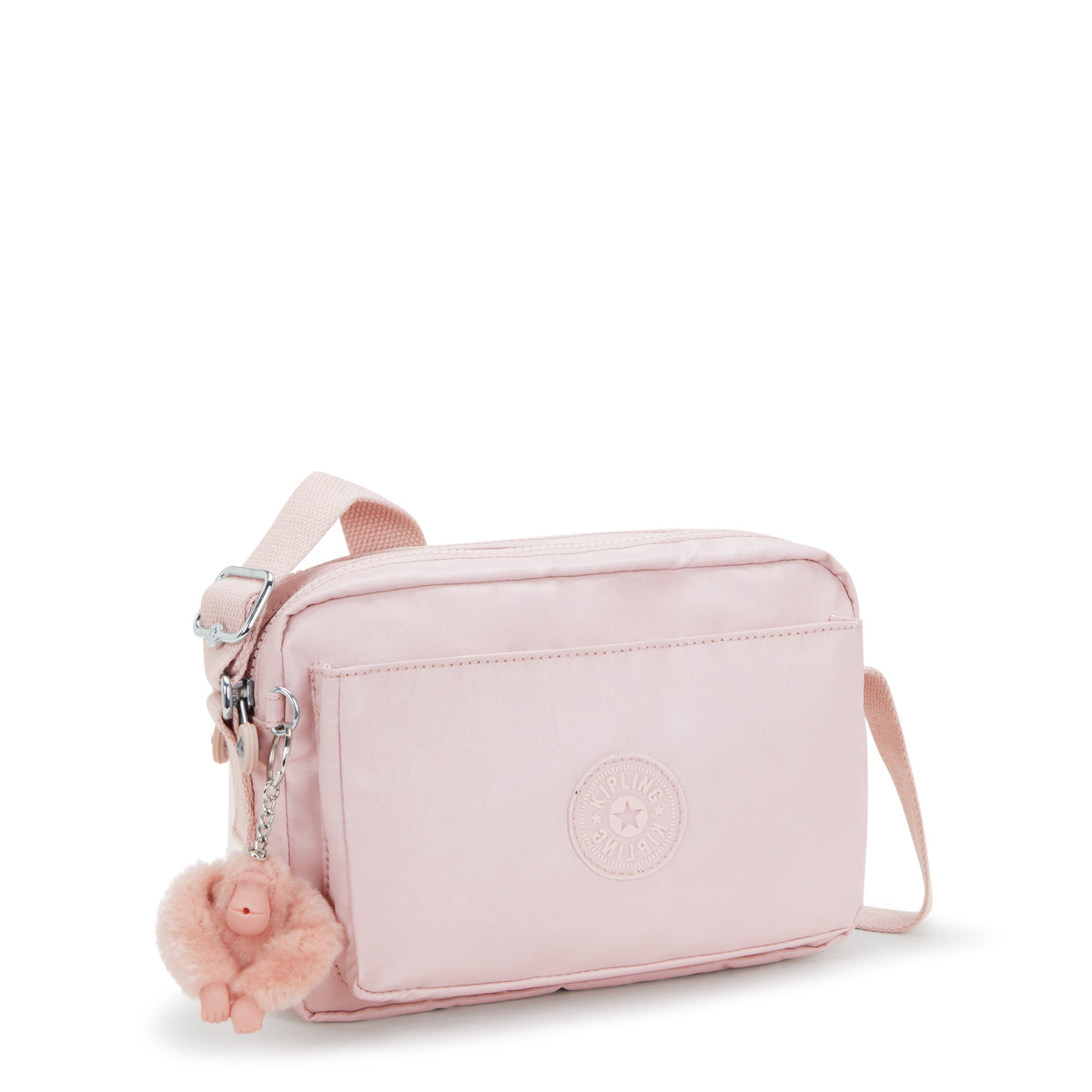 Kipling Abanu M Pink Shine Medium Crossbody I6831-3DZ