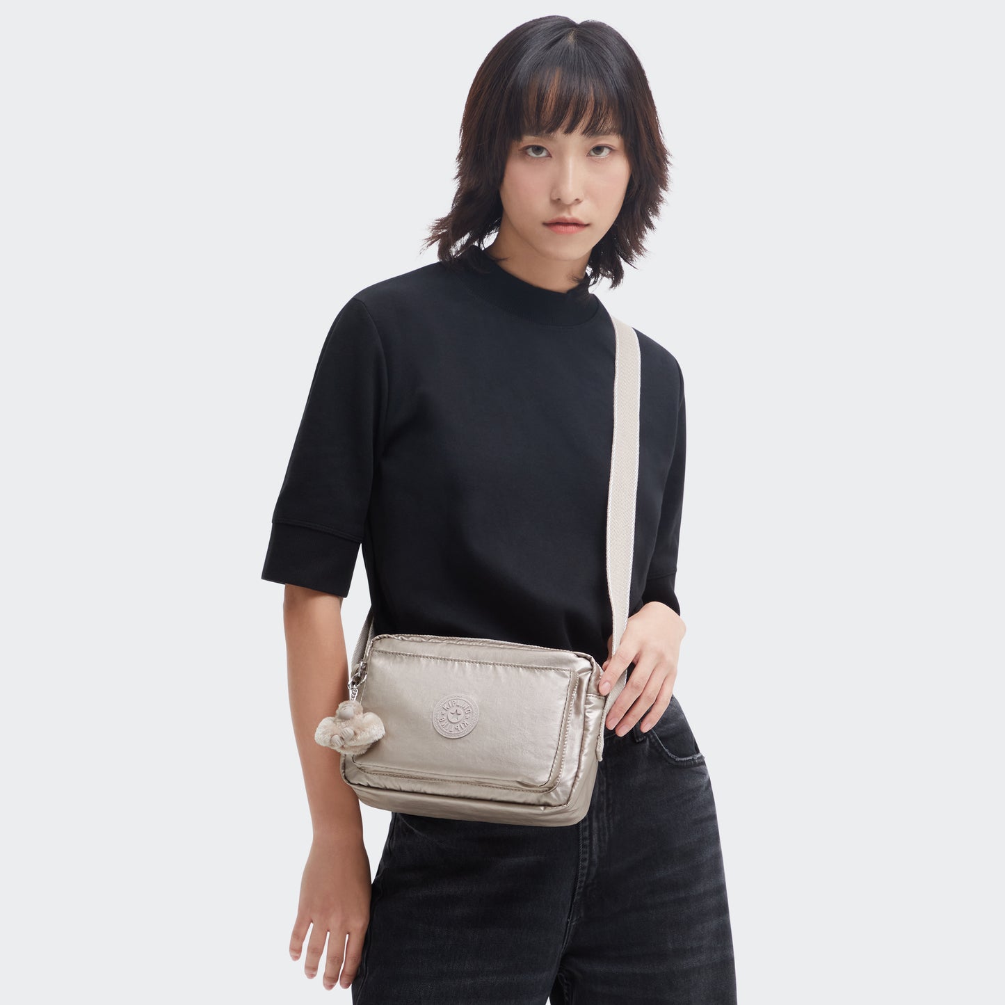 KIPLING Abanu M Metallic Glow Medium crossbody I6831-48I