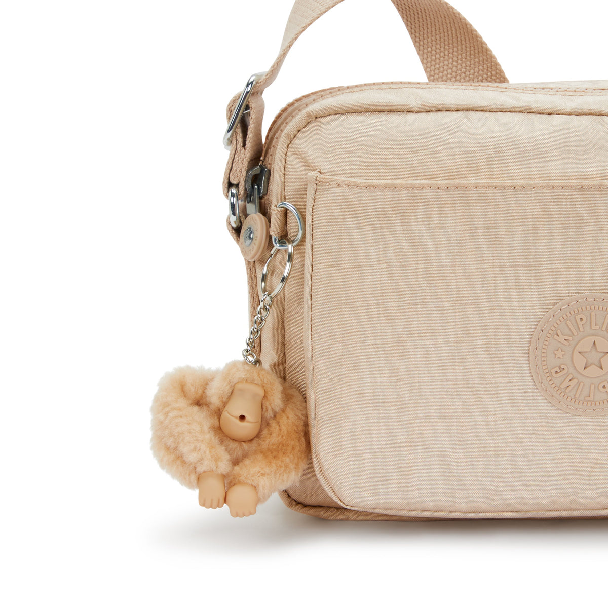 Kipling Abanu M Sparkled Beige Medium crossbody I6831-5DV