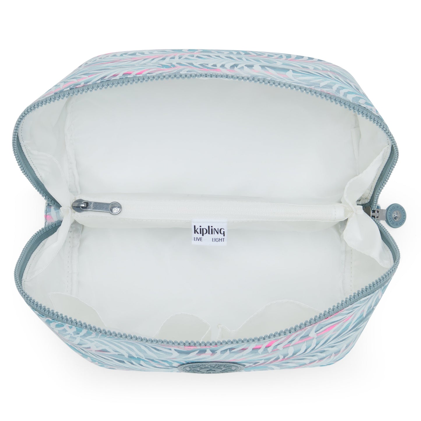 Kipling Mirko M Palmtree Leaves Large Toiletry Bag I6838-3QN