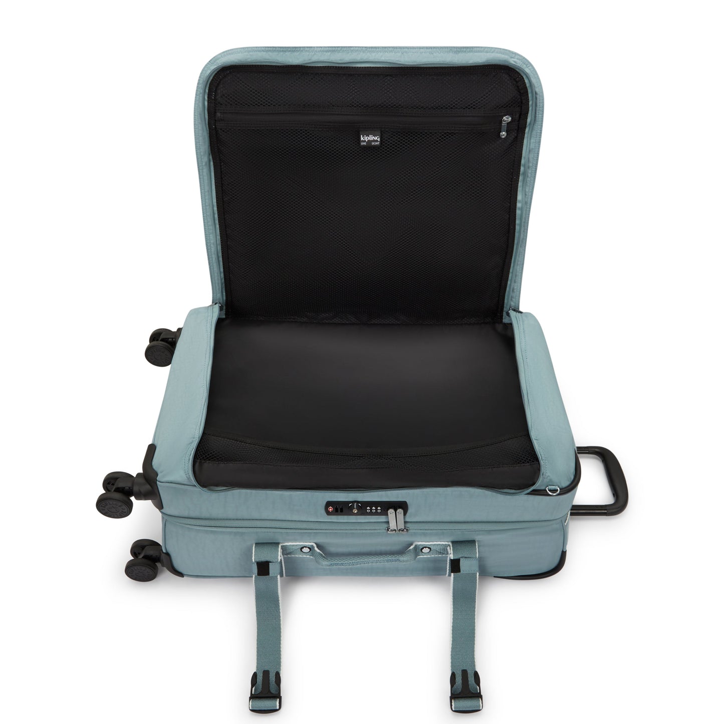 Kipling Spontaneous M Relaxed Grey Medium Wheeled Luggage I6918-3NL