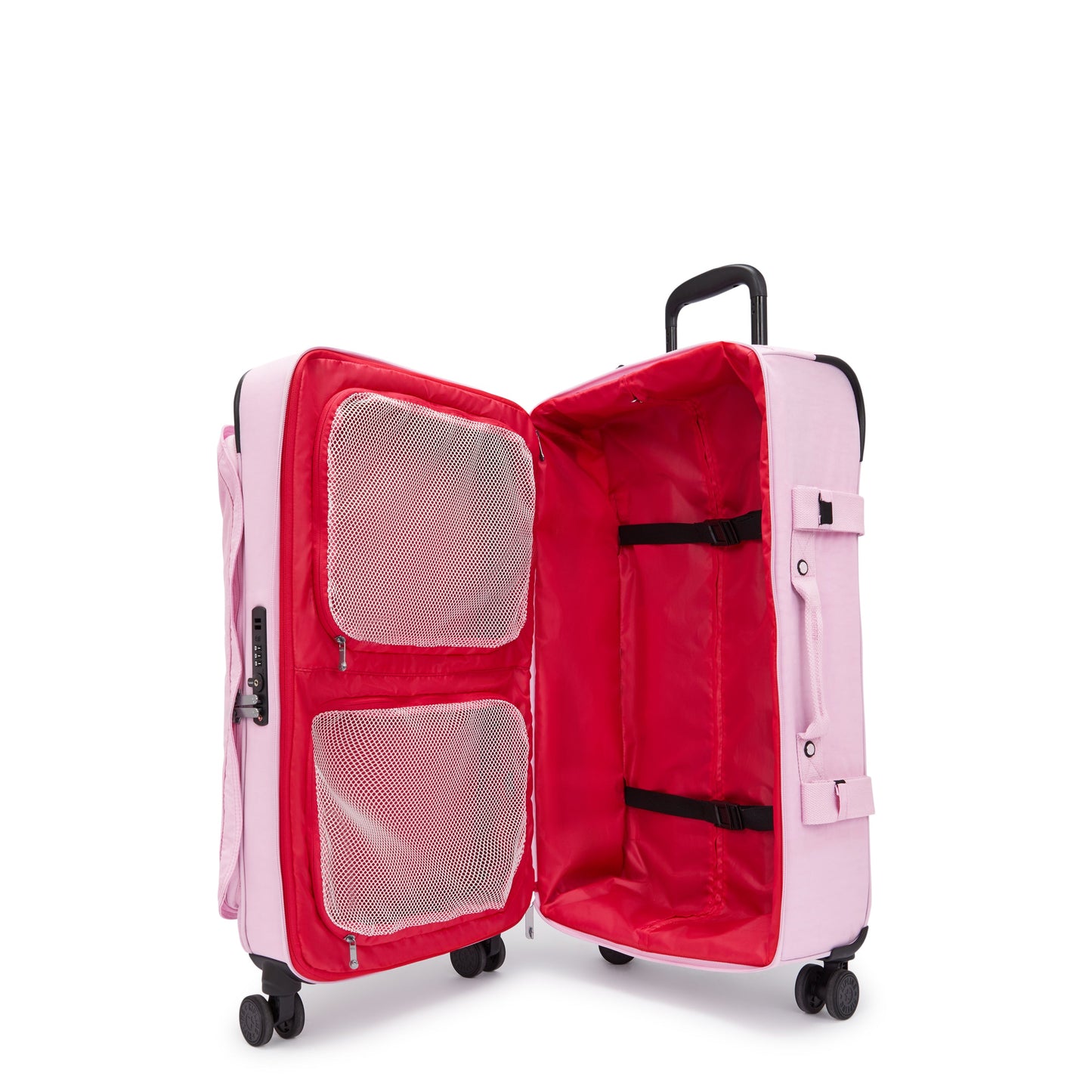 KIPLING-Spontaneous M-Medium wheeled luggage-Blooming Pink-I6918-R2C