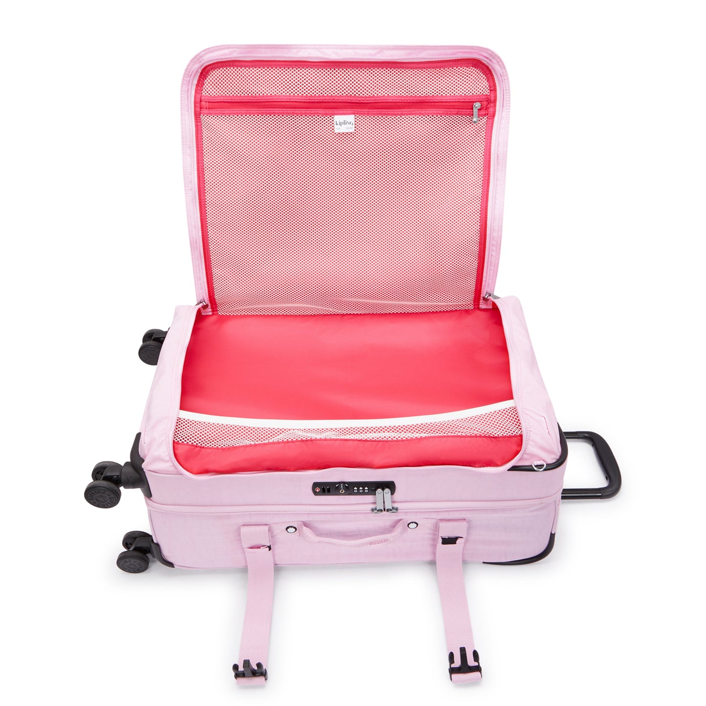 KIPLING-Spontaneous M-Medium wheeled luggage-Blooming Pink-I6918-R2C