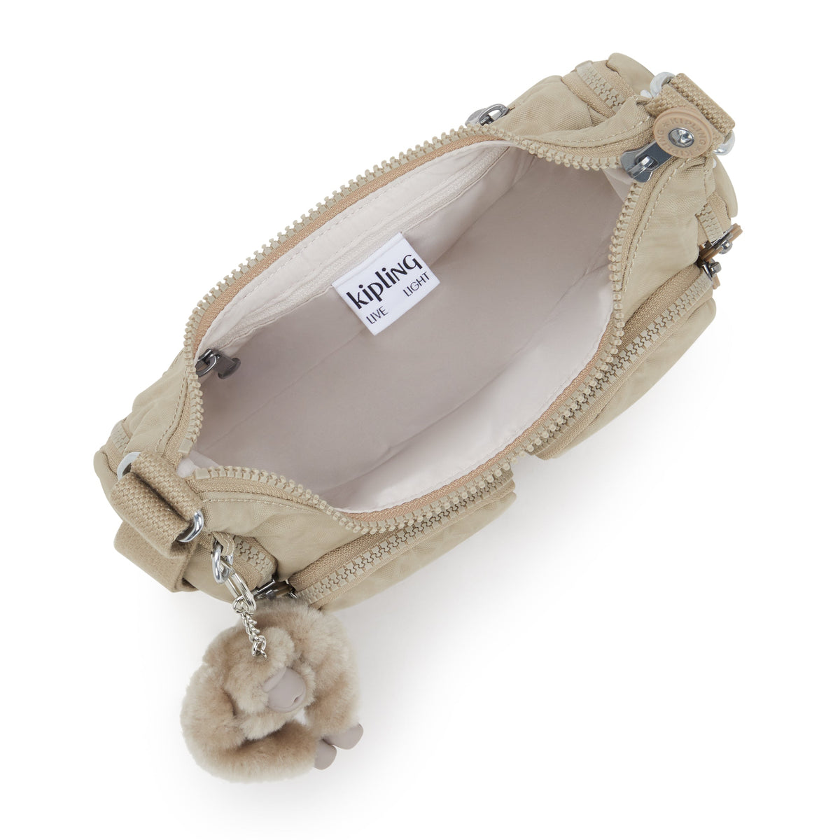 Kipling Rikka Mini Sign Beige Emb Small Crossbody I7005-96A