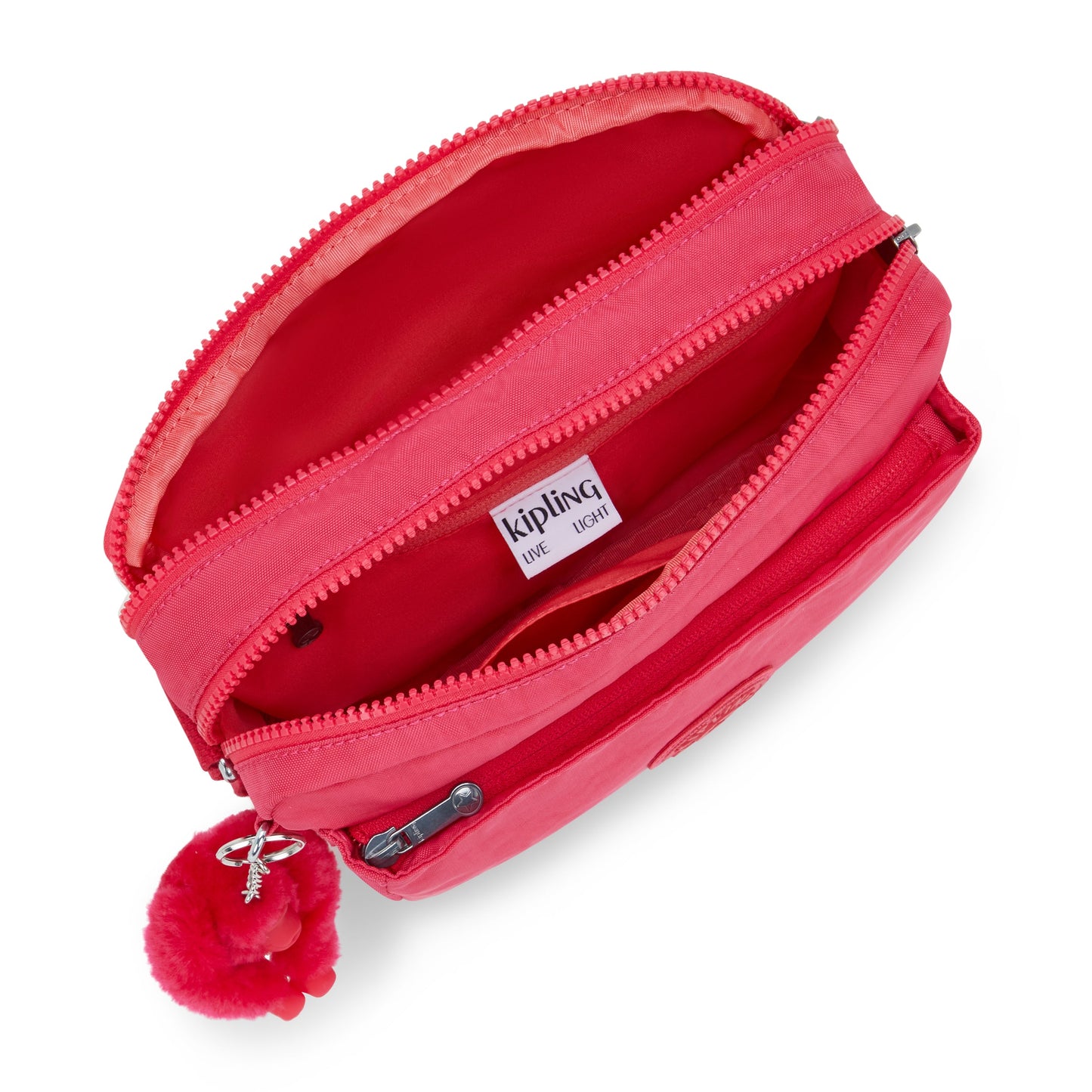 Kipling Abanu M Resort Pink Medium Crossbody I7076-1BN