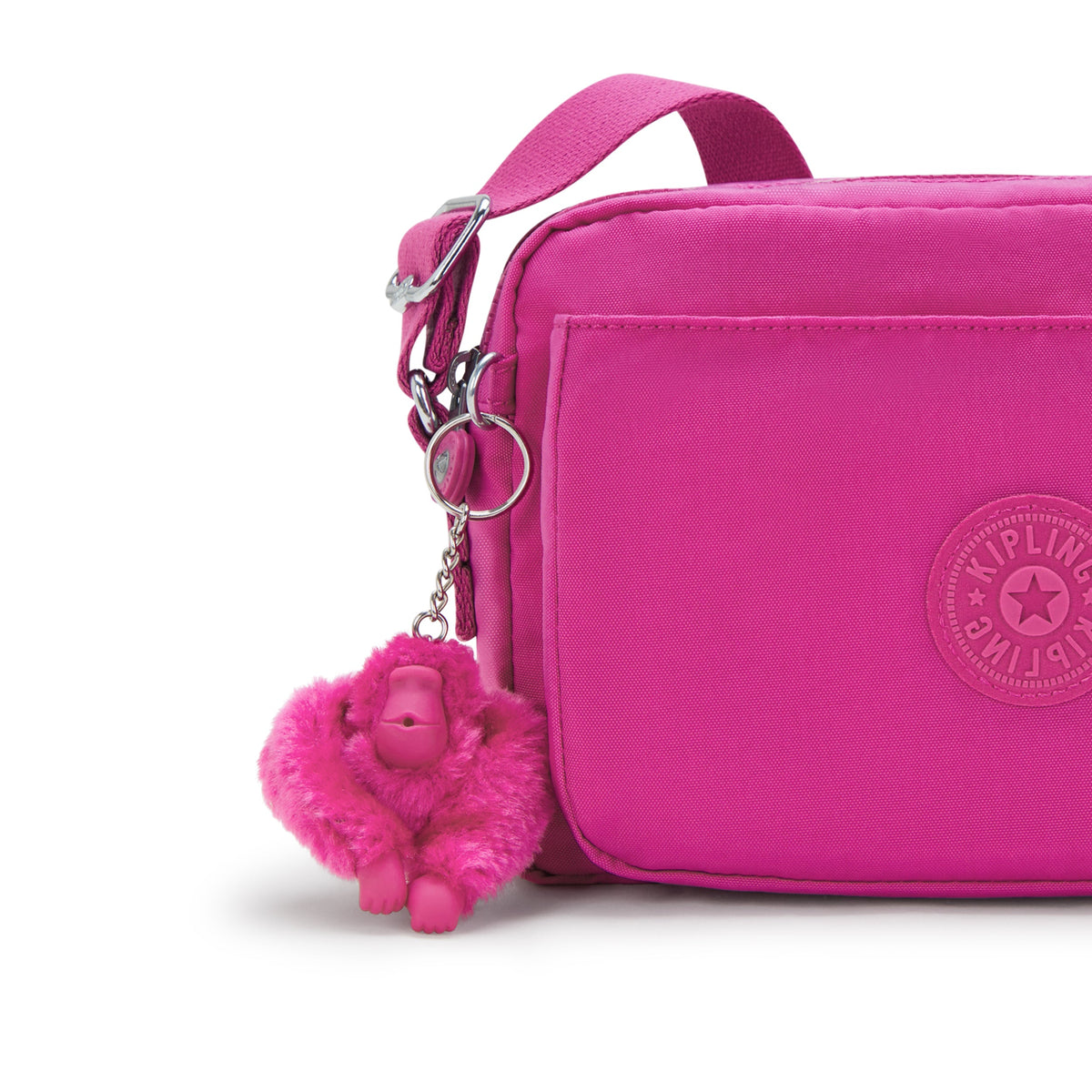 Kipling Abanu M Glowing Fuchsia Medium Crossbody I7076-3KU