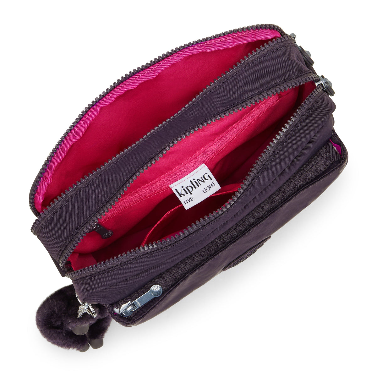 Kipling Abanu M Ultimate Plum Medium Crossbody I7076-67U