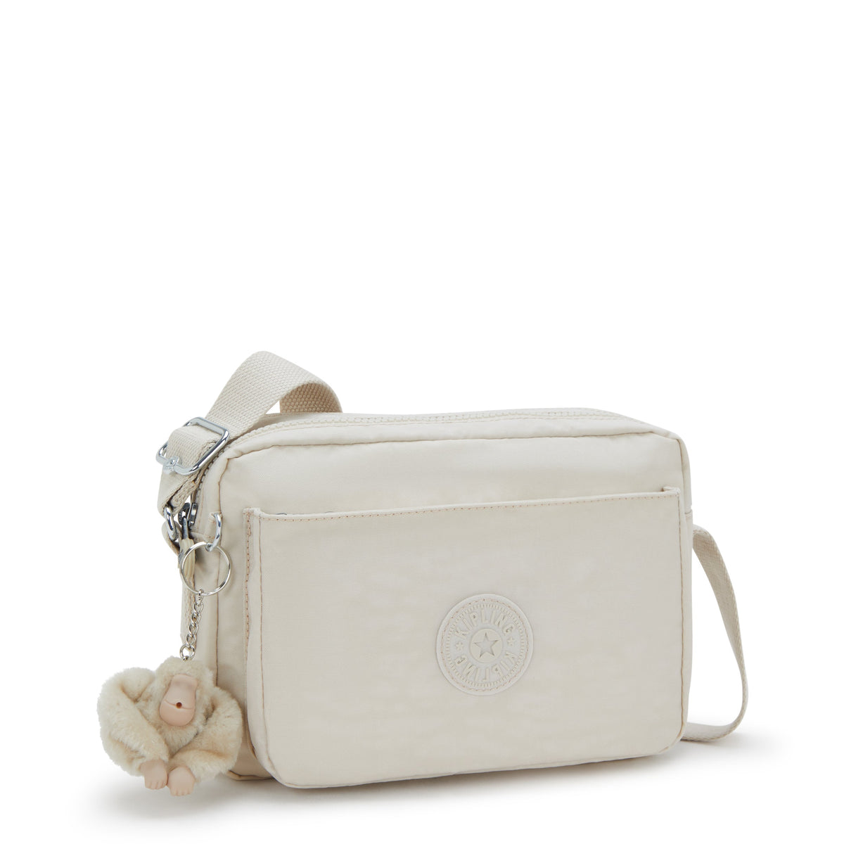 Kipling Abanu M Hideaway Beige Medium Crossbody I7076-7JR