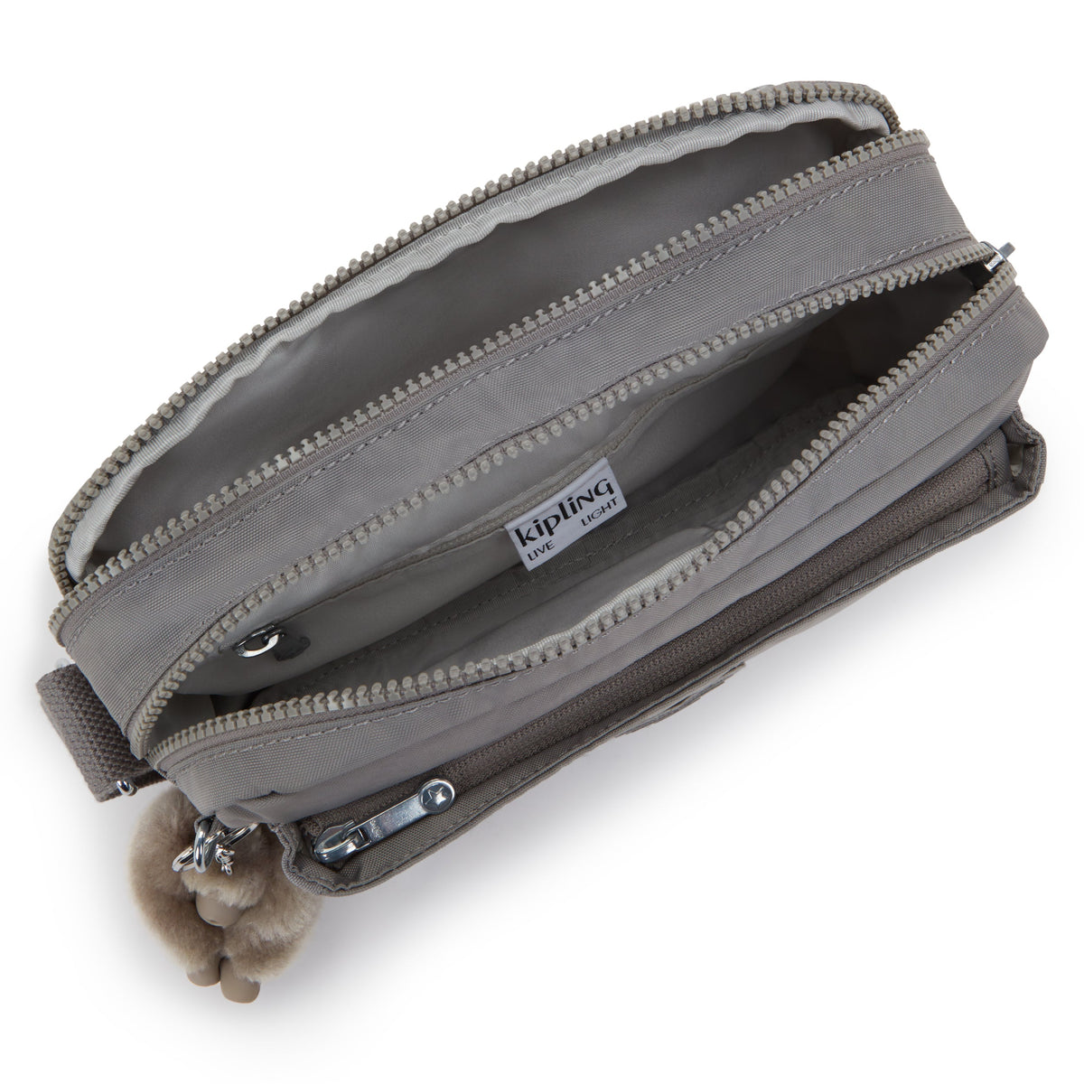 Kipling Abanu M Inviting Grey Medium crossbody I7076-8DH