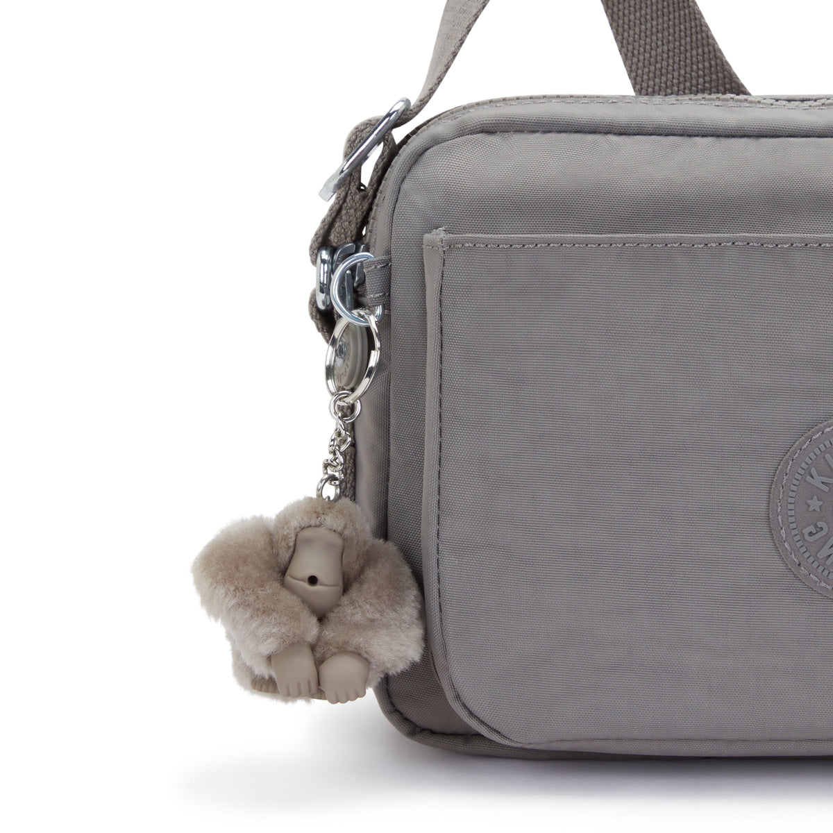 Kipling Abanu M Inviting Grey Medium crossbody I7076-8DH