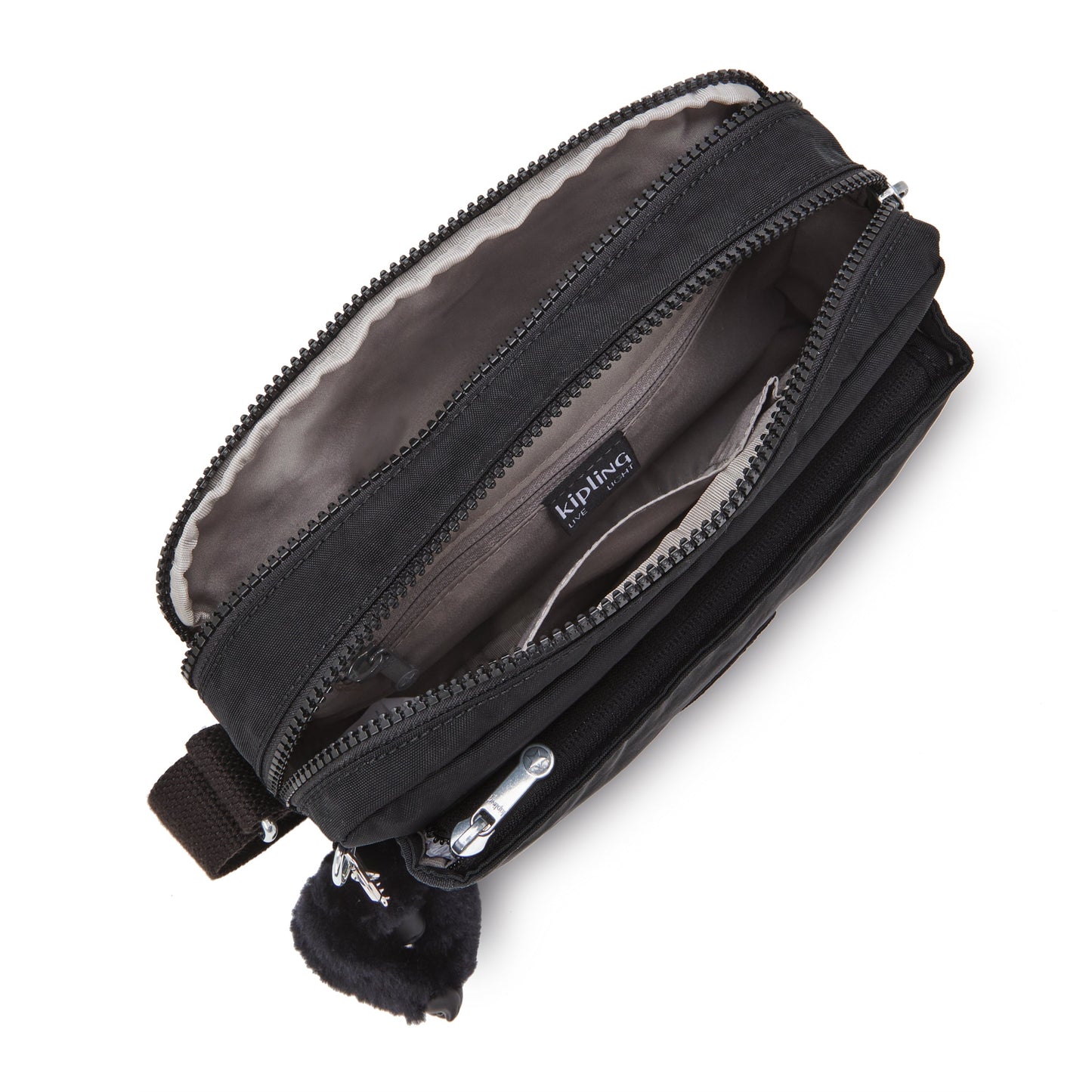 KIPLING Abanu M Black Noir Medium crossbody I7076-P39