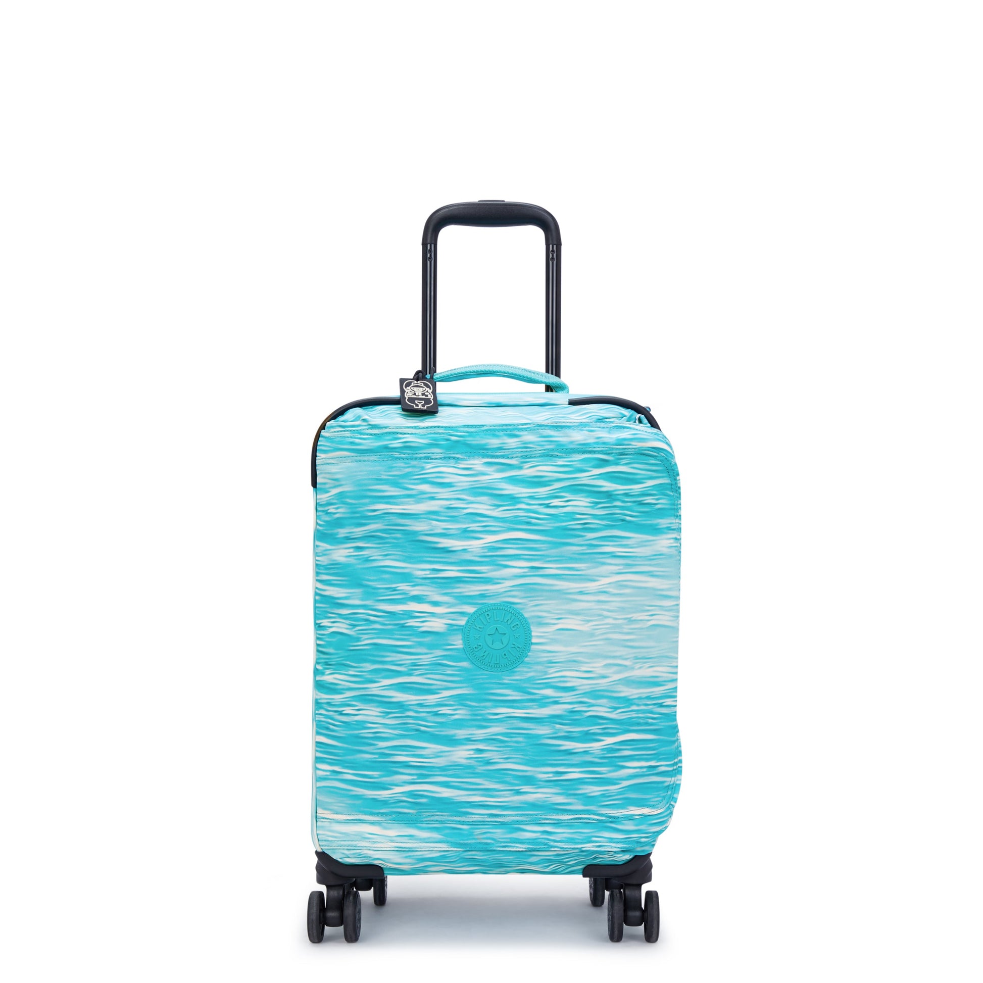 KIPLING-Spontaneous S-Small cabin size wheeled luggage-Aqua Pool-I7211-5MF