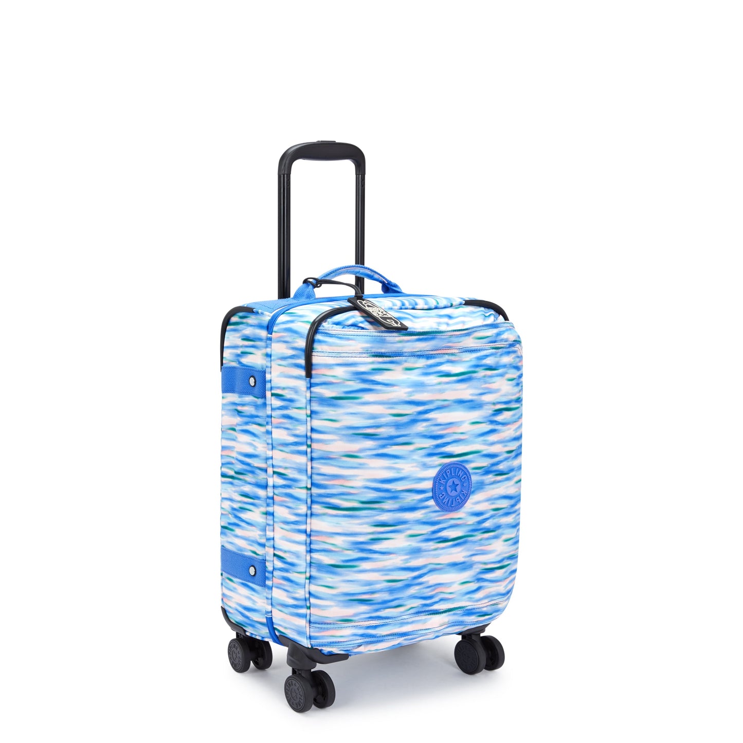 KIPLING-Spontaneous S-Small cabin size wheeled luggage-Diluted Blue-I7211-TX9