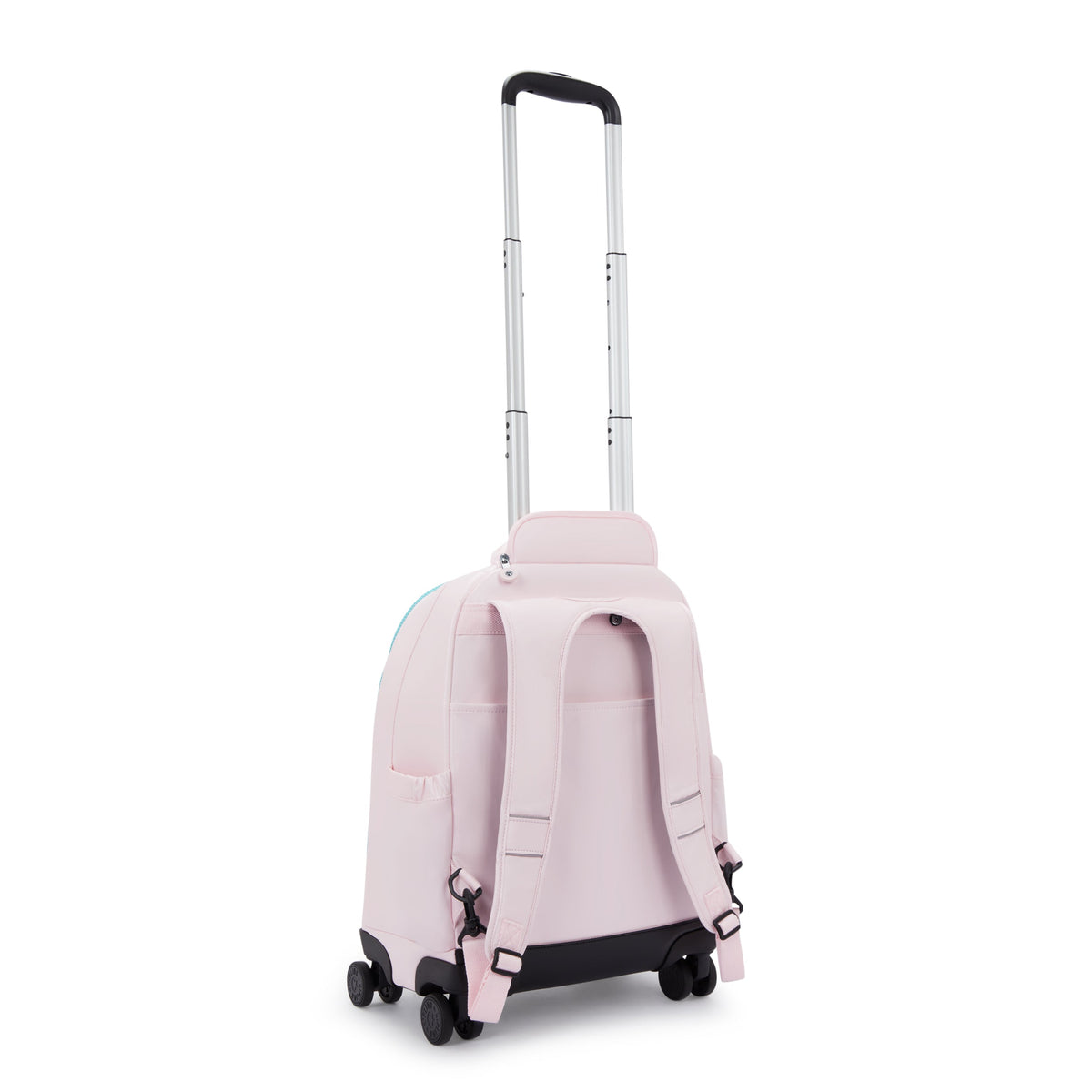 Kipling New Zea Sea Pink Met Large wheeled backpack with laptop compartment I7267-52J