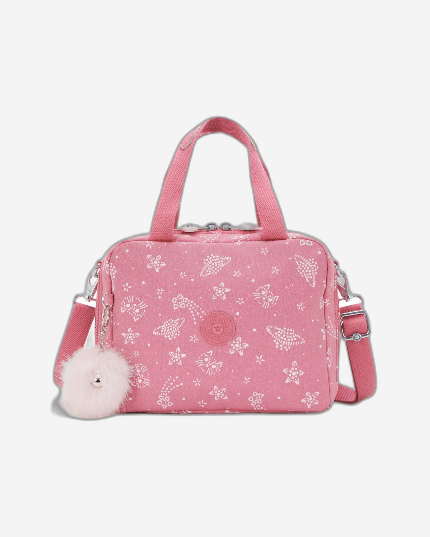 KIPLING Miyo Glitter Cats Large lunchbag (with trolley sleeve) I7363-5FR