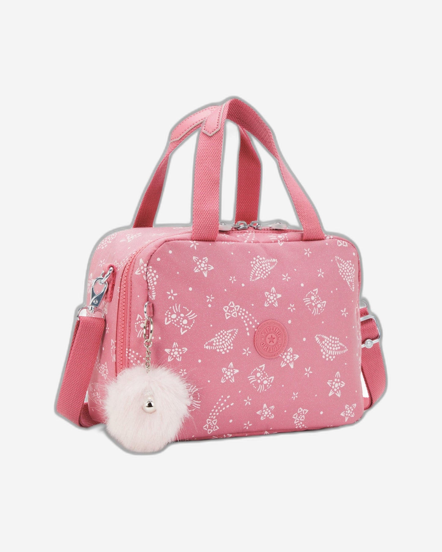 KIPLING Miyo Glitter Cats Large lunchbag (with trolley sleeve) I7363-5FR