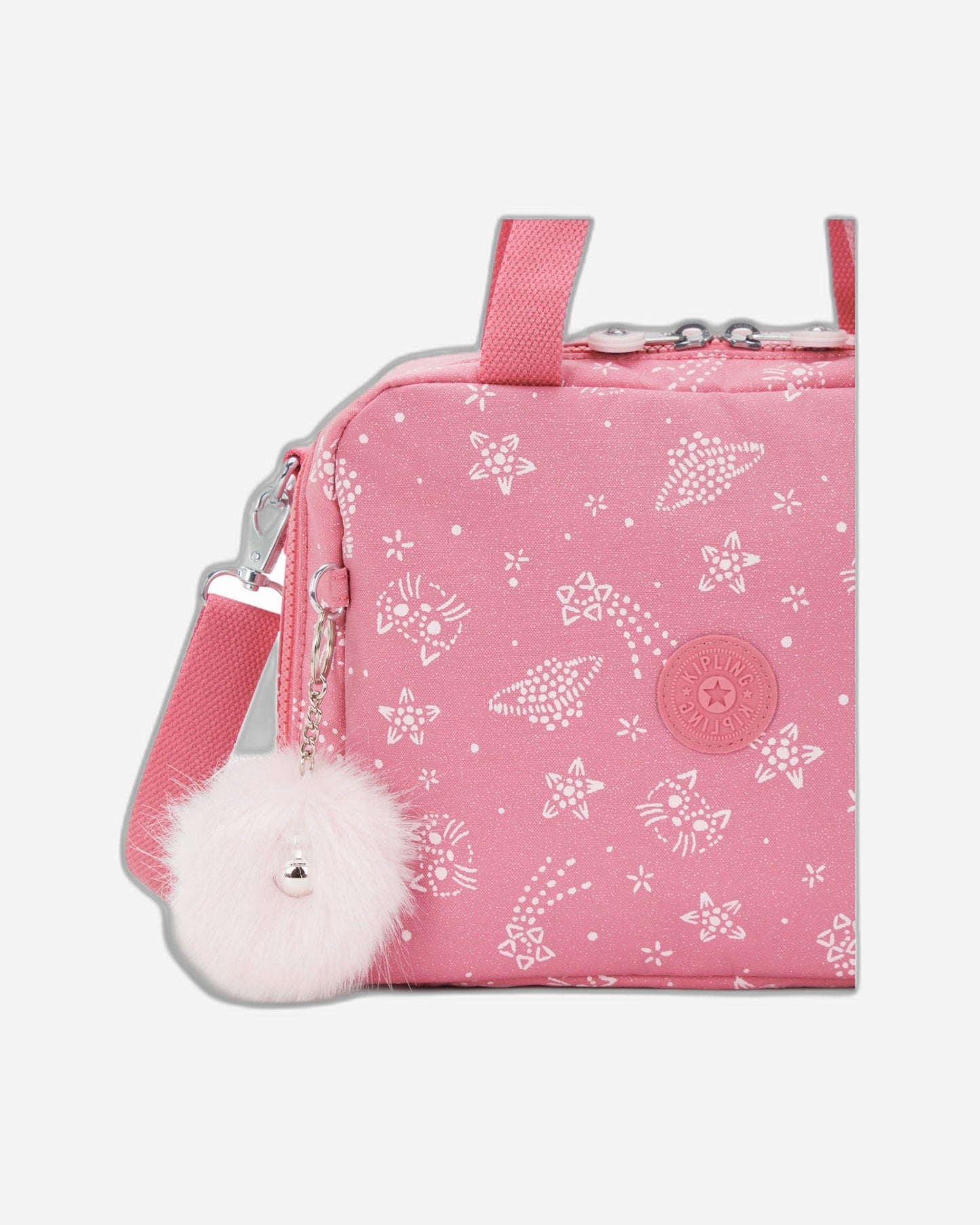 KIPLING Miyo Glitter Cats Large lunchbag (with trolley sleeve) I7363-5FR