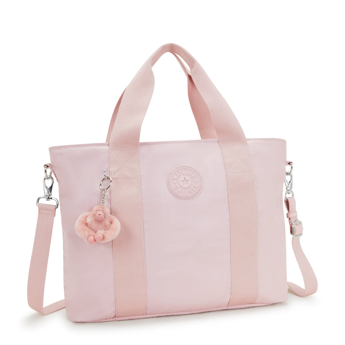 Kipling Minta L Pink Shine Large Tote I7447-3DZ