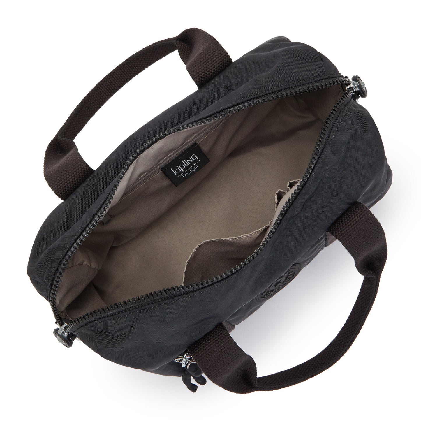 KIPLING-Bina M-Medium handbag (with detachable shoulderstrap)-Black Noir-I7532-P39