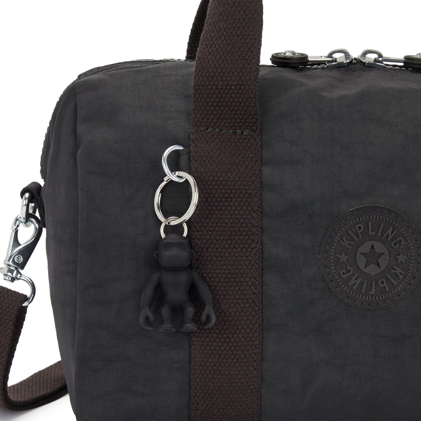 KIPLING-Bina M-Medium handbag (with detachable shoulderstrap)-Black Noir-I7532-P39