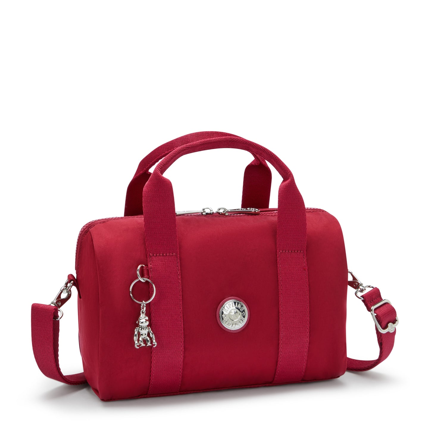 Kipling Bina M Red Red Wine Medium Handbag I7571-6SE