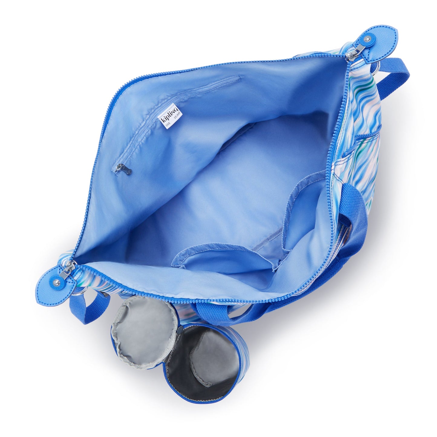 Kipling Art M Baby Bag Diluted Blue Large Baby Bag with Changing Mat C2I7666-TX9