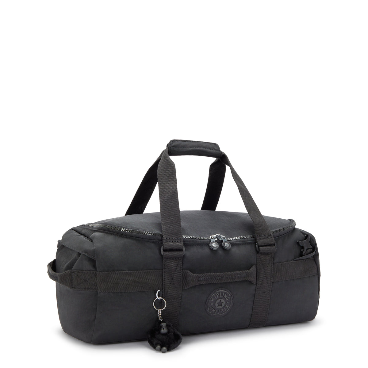 KIPLING Jonis S Black Noir Small weekender (convertable to backpack) I7712-P39