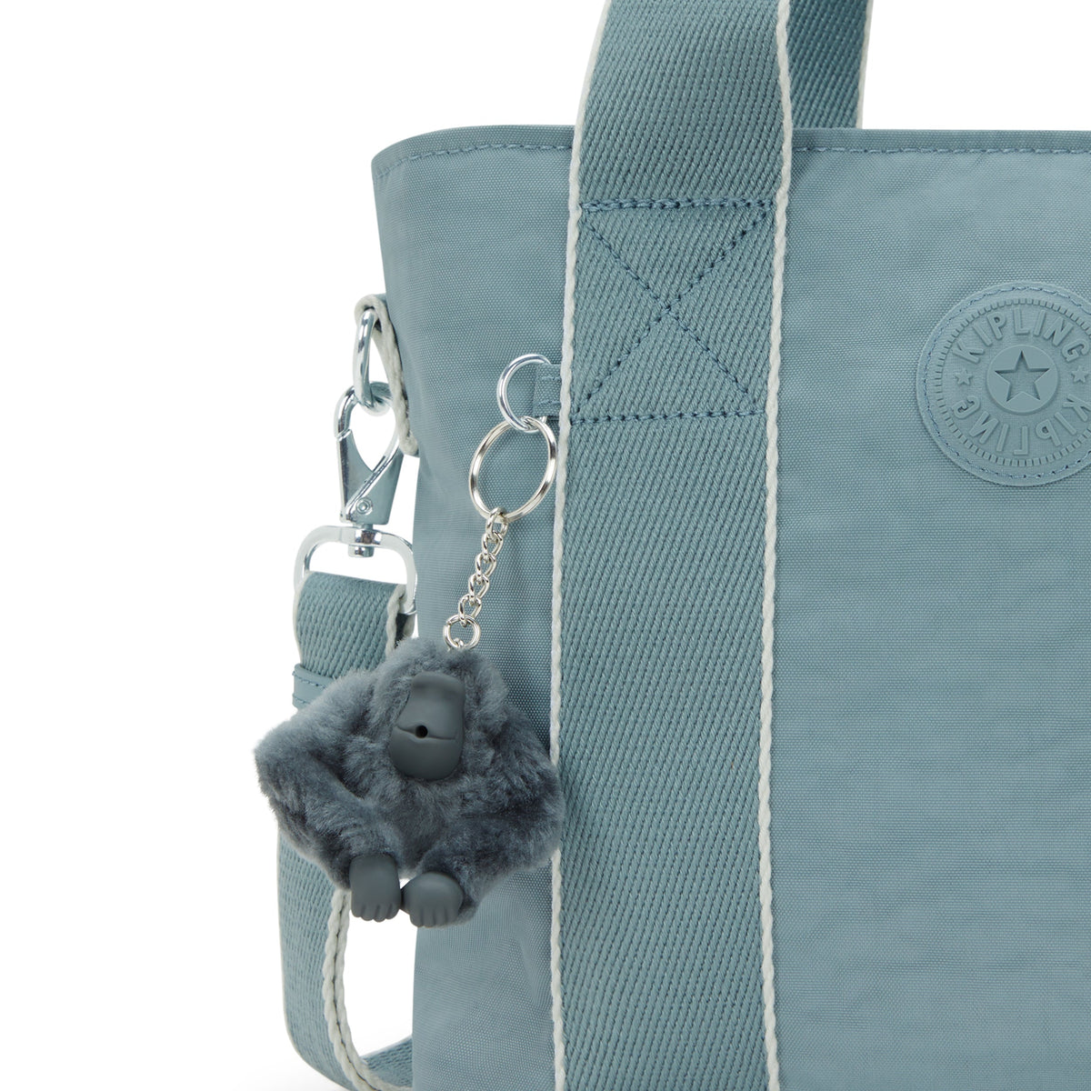 Kipling Minta M Relaxed Grey Medium Tote I7725-3NL