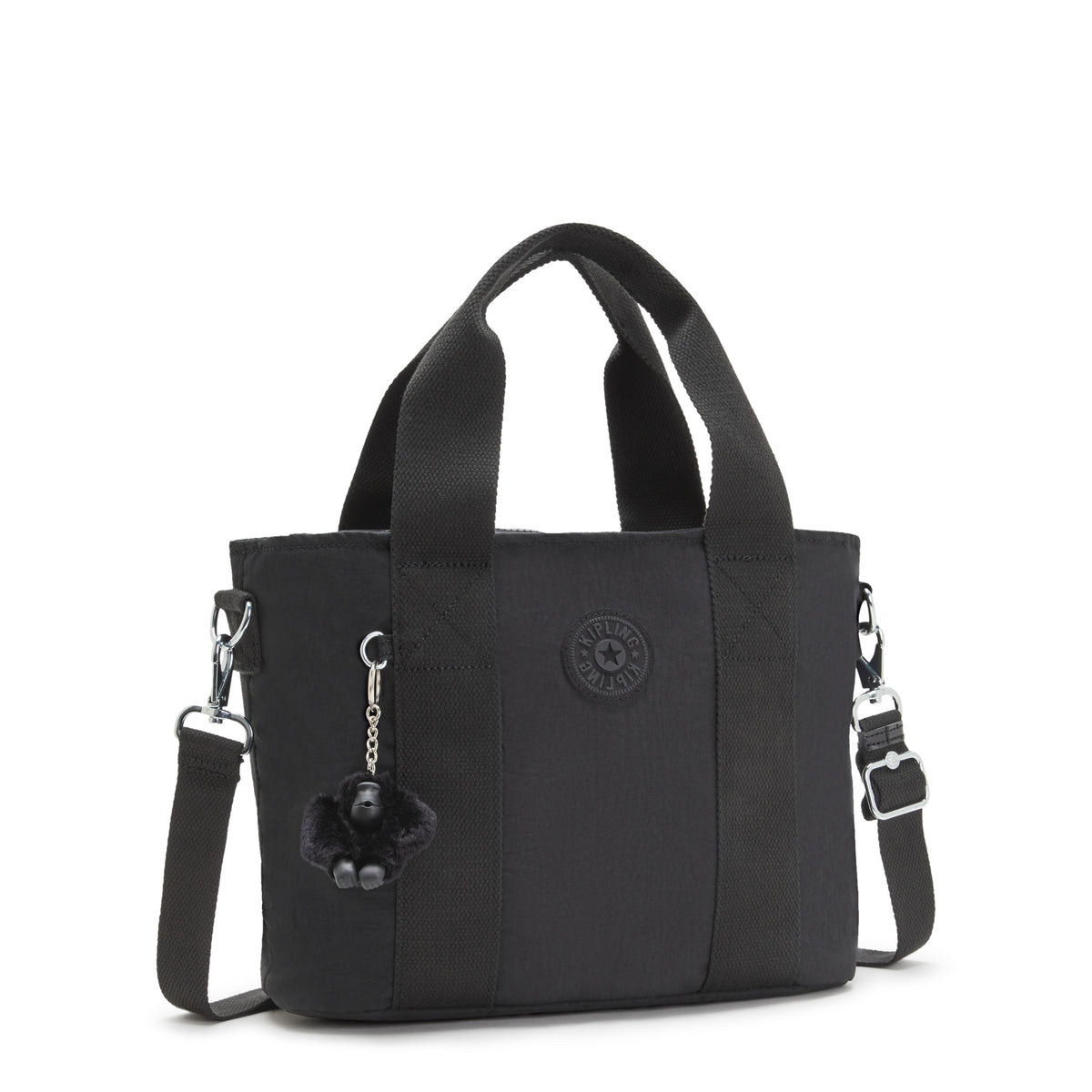 Kipling Minta M Black Noir Medium Tote Bag C2I7725-P39
