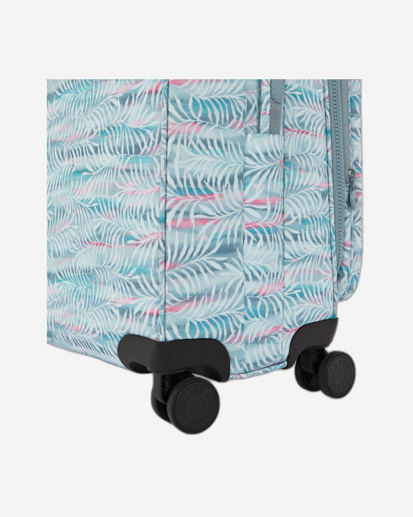Kipling New Youri Spin M Palmtree Leaves Medium Expandable Wheeled Luggage I7788-3QN