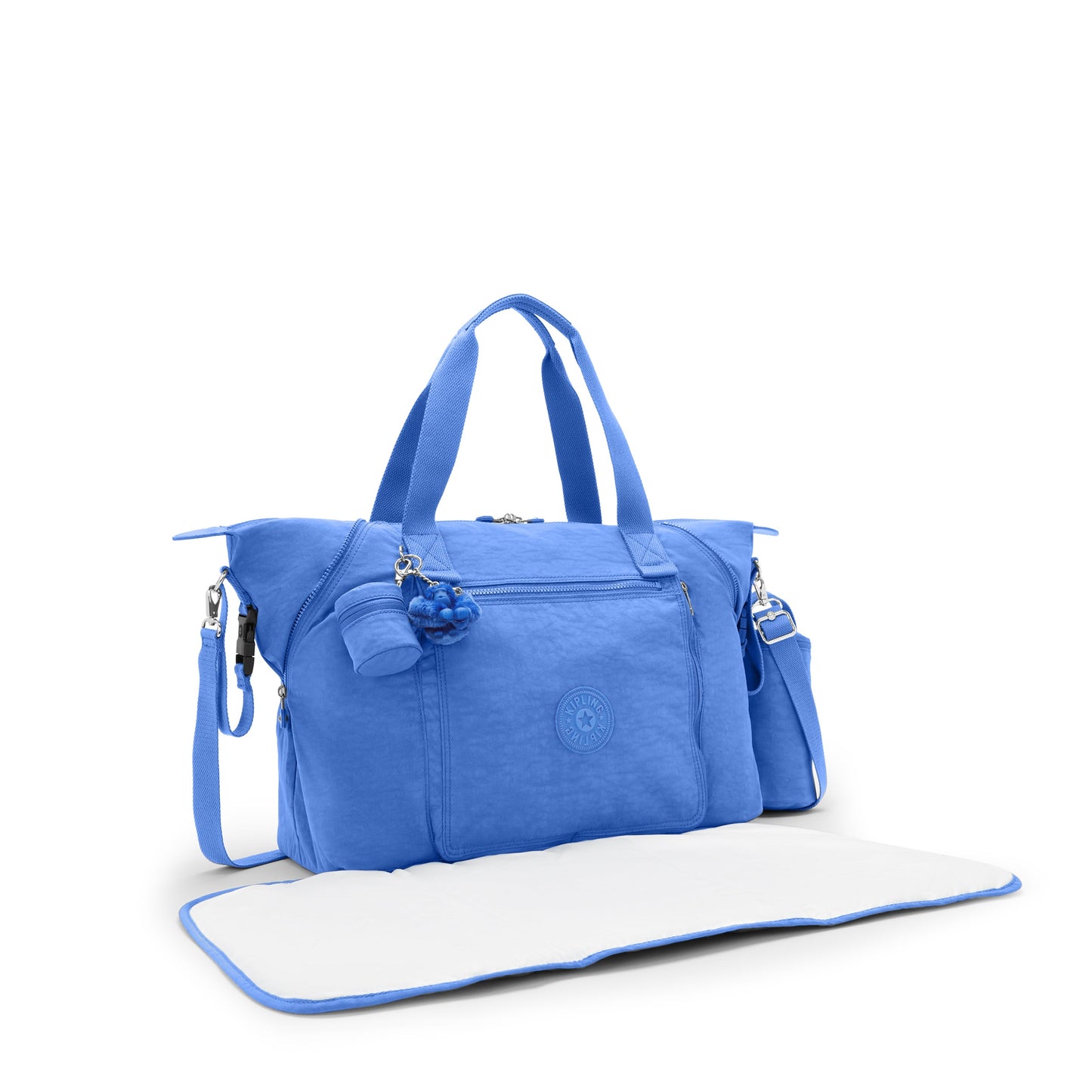 KIPLING-Art M Baby Bag-Large babybag (with changing mat)-Havana Blue-I7793-JC7