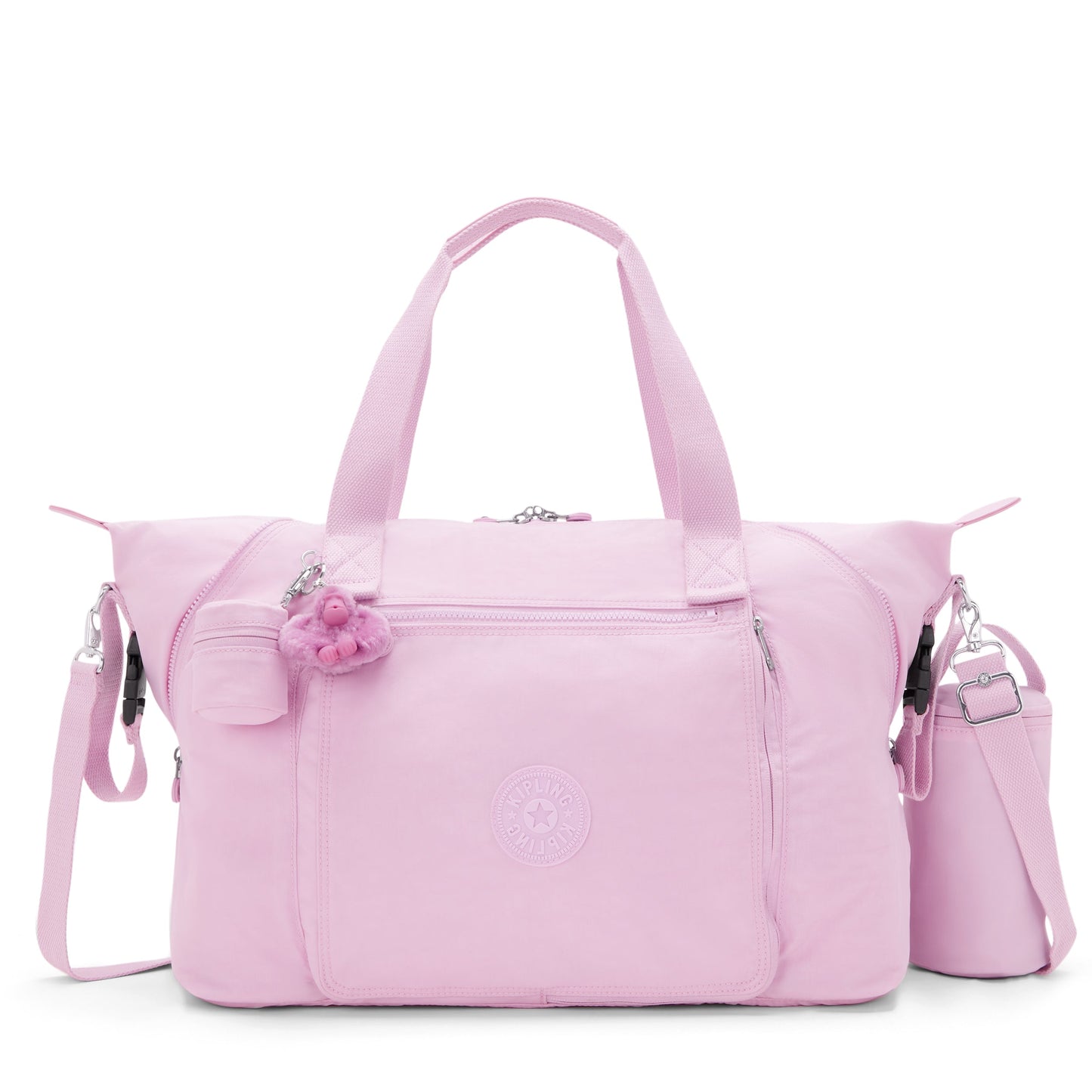 KIPLING-Art M Baby Bag-Large babybag (with changing mat)-Blooming Pink-I7793-R2C