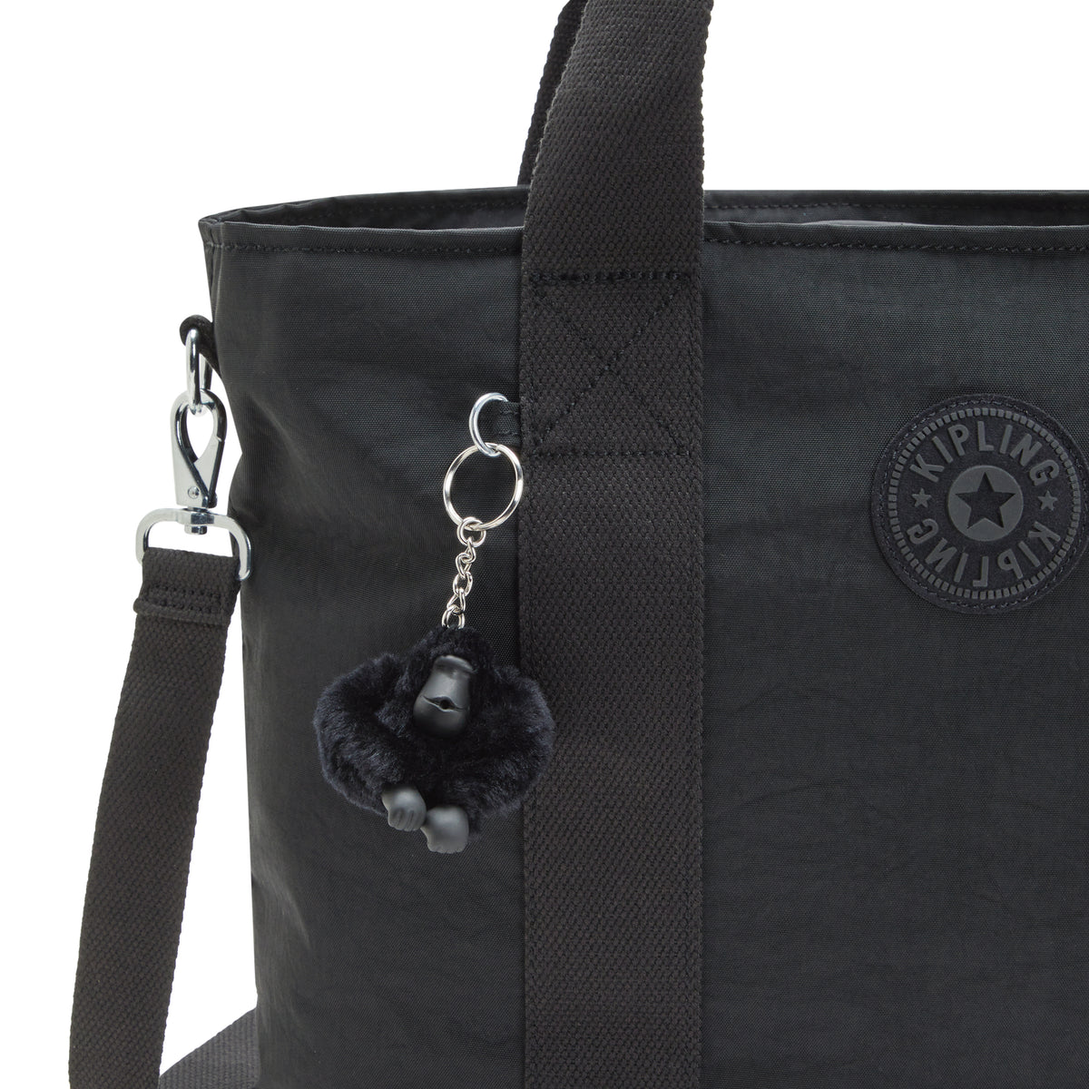 Kipling Minta L Black Noir Large Tote Bag C2I7807-P39