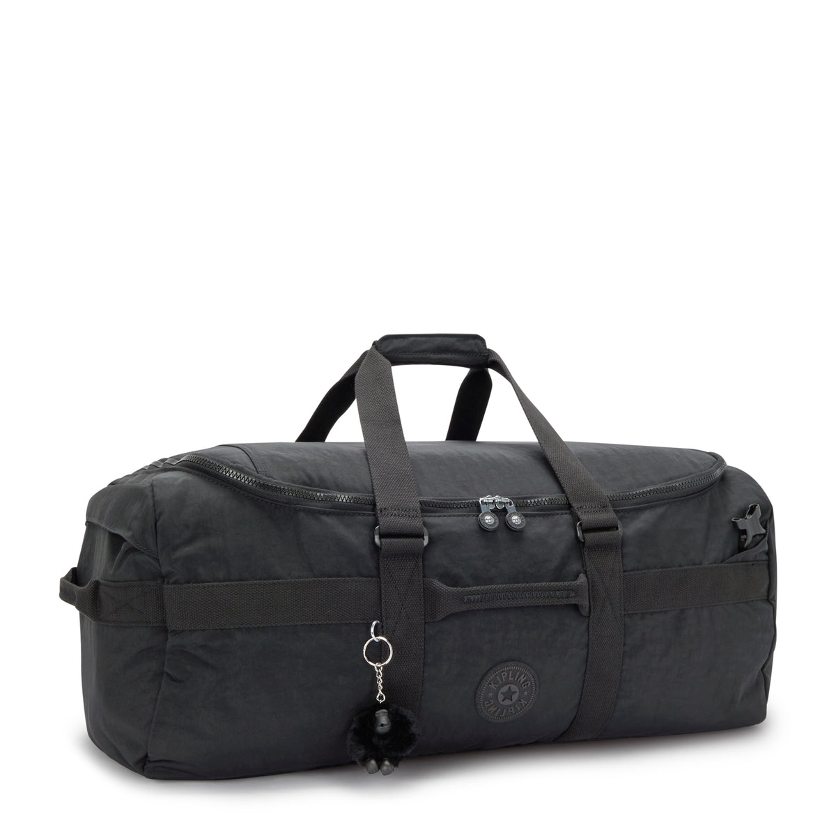 Kipling-Jonis M-Mediam Weekender (Convertable To Backpack)-Black Noir-I7893-P39