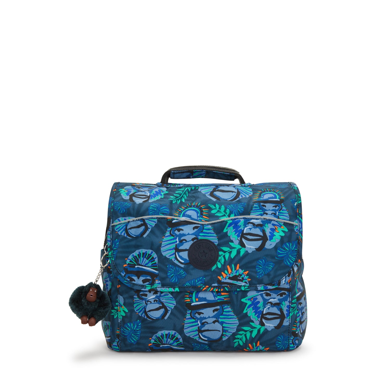 KIPLING-Codie S-Small School Bag with Adjustable Straps-Blue Monkey Fun-I7910-8HJ